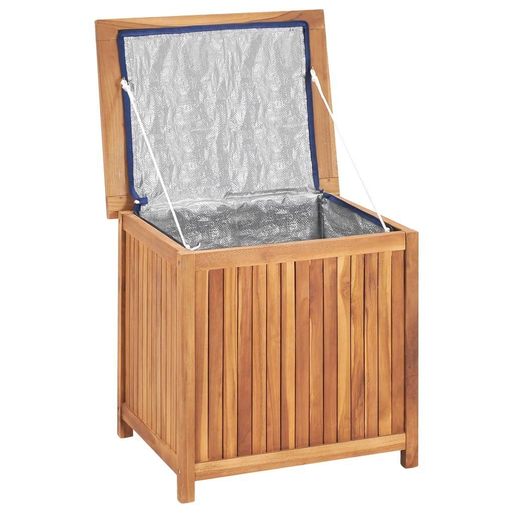 furnicato Gartenbox 60x50x58 cm Massivholz Teak