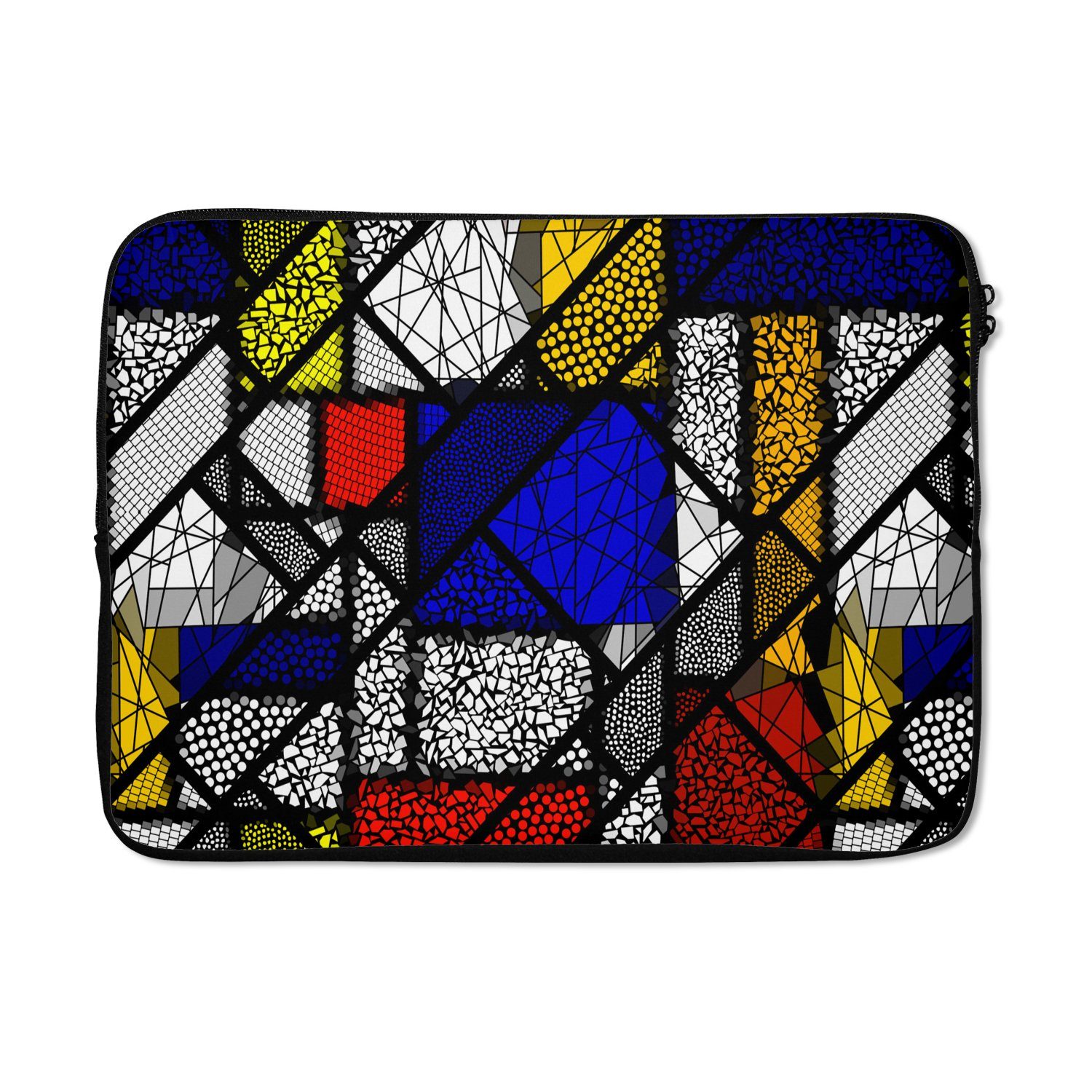 Laptop-Hülle Mondrian - Glasmalerei - Alte Meister - Kunstwerk - Abstrakt - Malerei