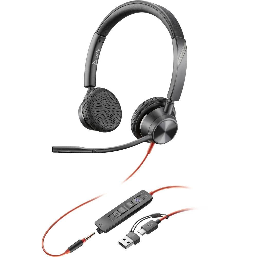 Poly Headset Stereo USB-C/A & 3.5 mm Teams Kopfhörer