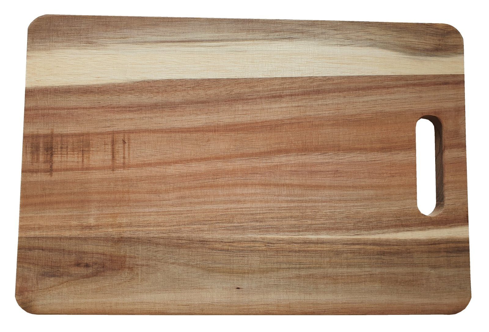 beidseitig verwendbar. für Holz Massives Schneidebrett Lebensmittel und Meinposten Akazienholz, geeignet Akazie Küchenbrett x Akazienholz (1-St), Brett Schneidbrett 36 24 cm, Beef