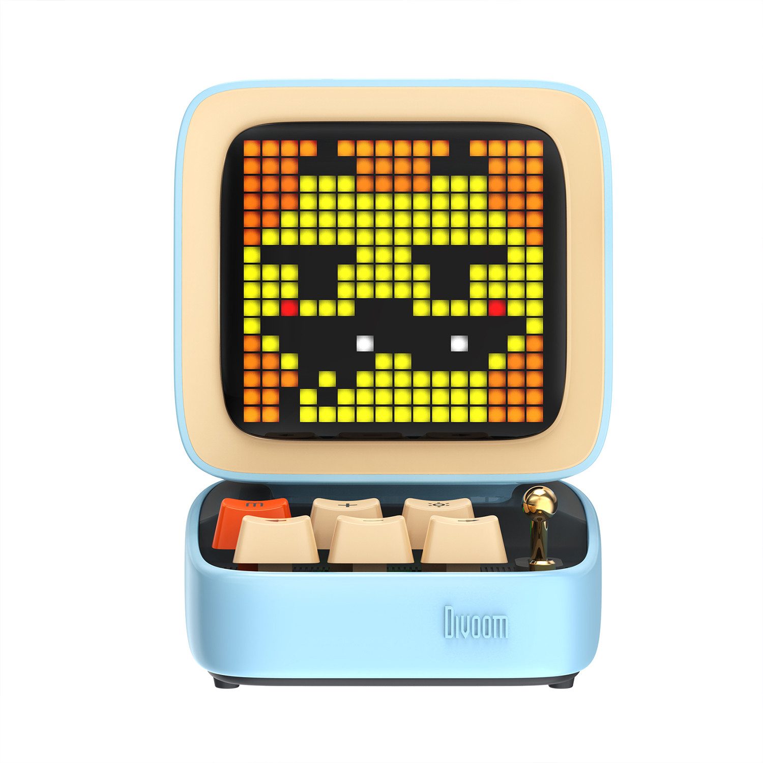 DIVOOM Divoom DitooMic - Blau Bluetooth-Lautsprecher