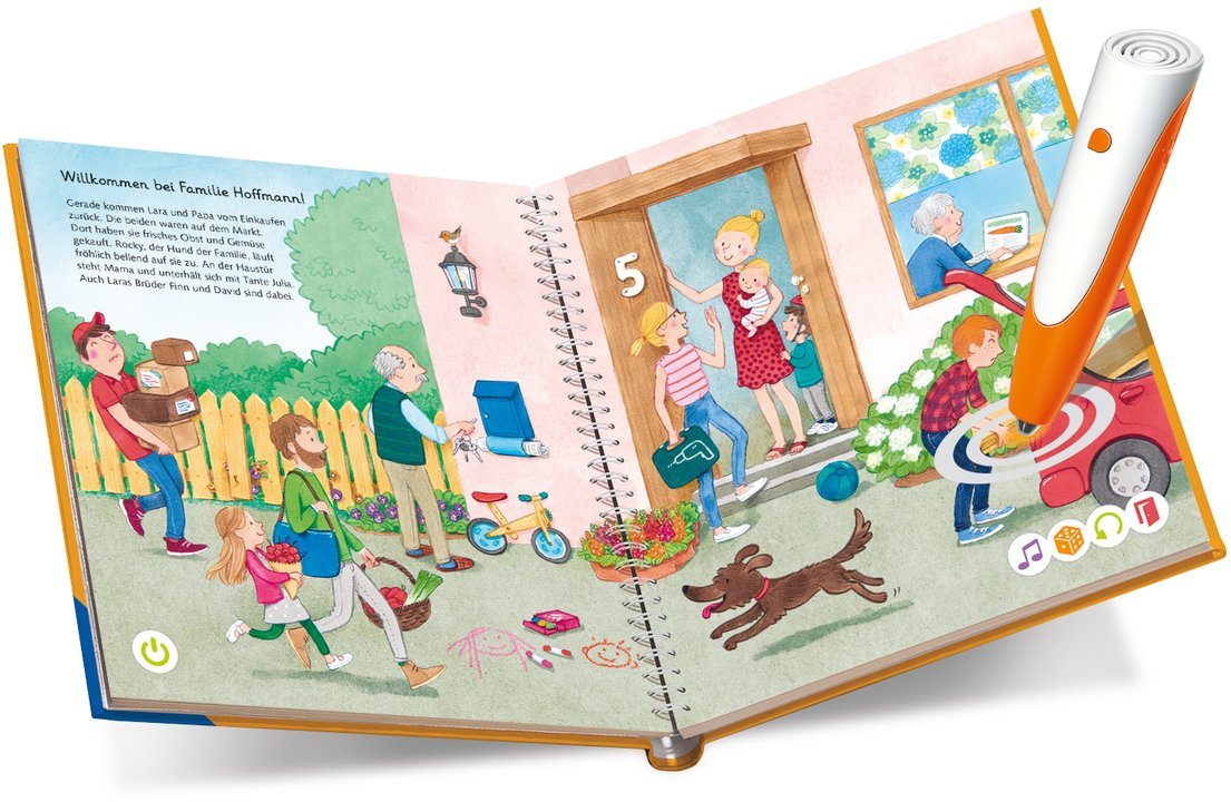 Ravensburger Kinderbuch tiptoi® Mein Wörter-Bilderbuch Unser Zuhause, Made in Europe