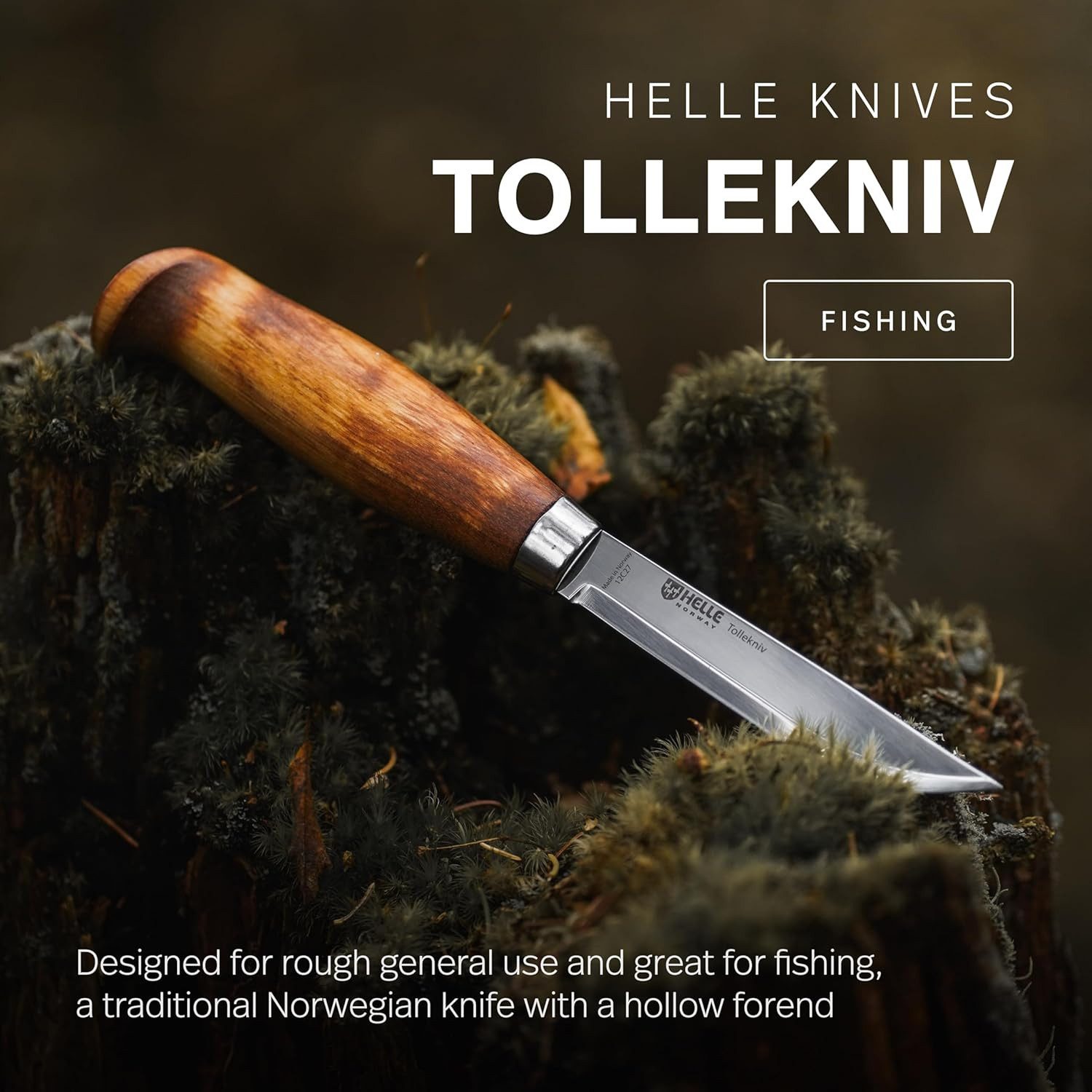 Helle Universalmesser Helle Tollekniv Knife mit Lederscheide