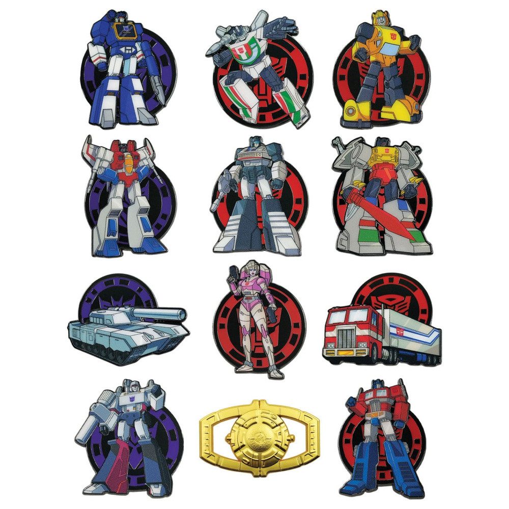 Anstecknadel Transformers Ansteck-Pins Display Mystery Pin Badge (12)