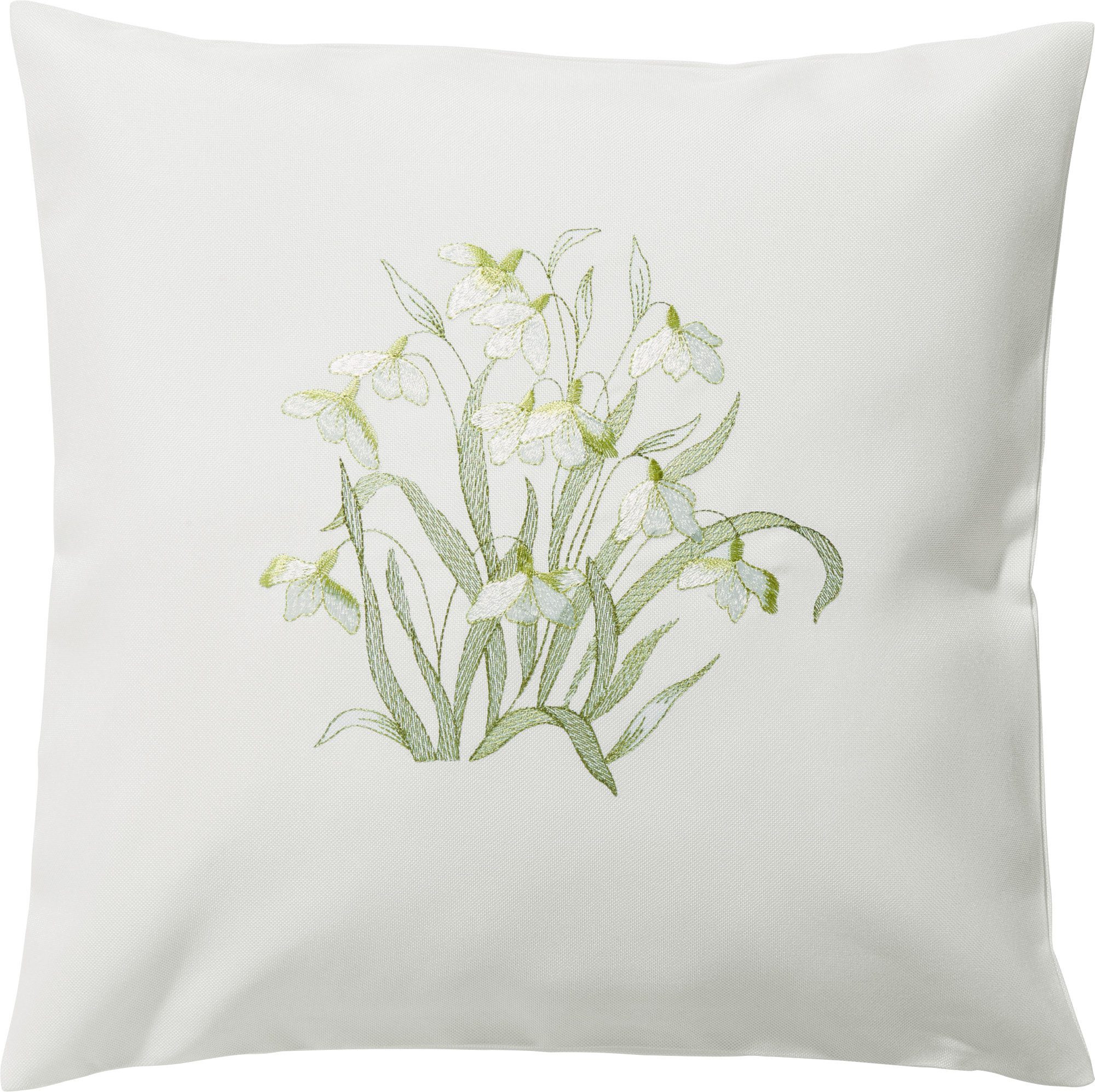 Erwin Müller Kissenbezug Kissenhülle "Schneeglöckchen", Blumen