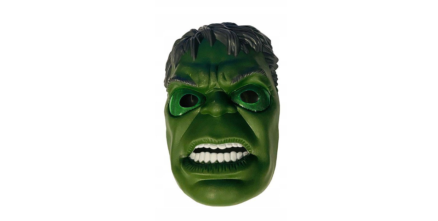 Festivalartikel Verkleidungsmaske Hulk LED Maske Avengers, Leuchtende Augen, Ideal für Partys, (1-tlg)