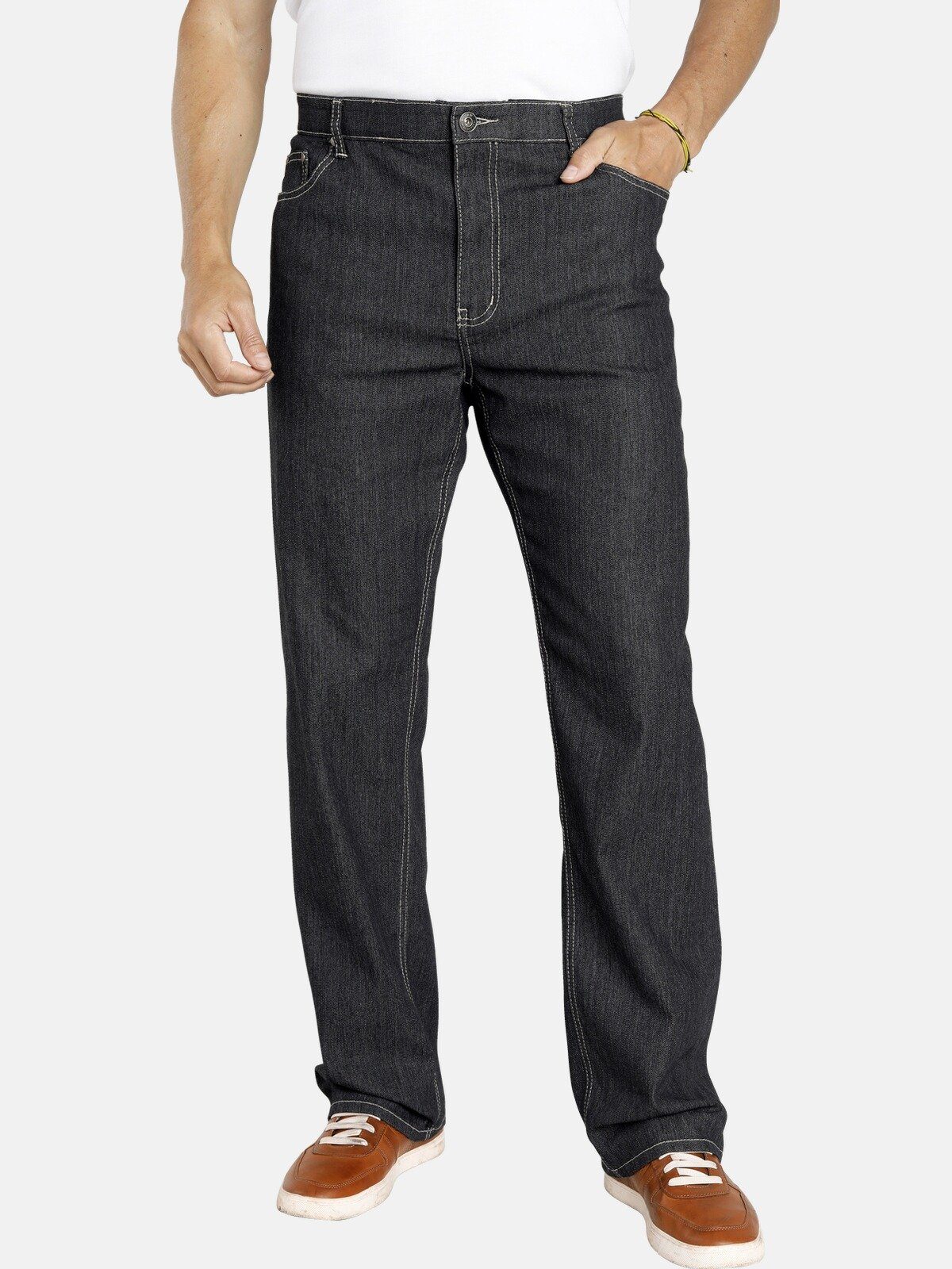 SOA Vanderstorm 5-Pocket-Jeans (2er-Pack) Jan Innendehnbund mit gemustert