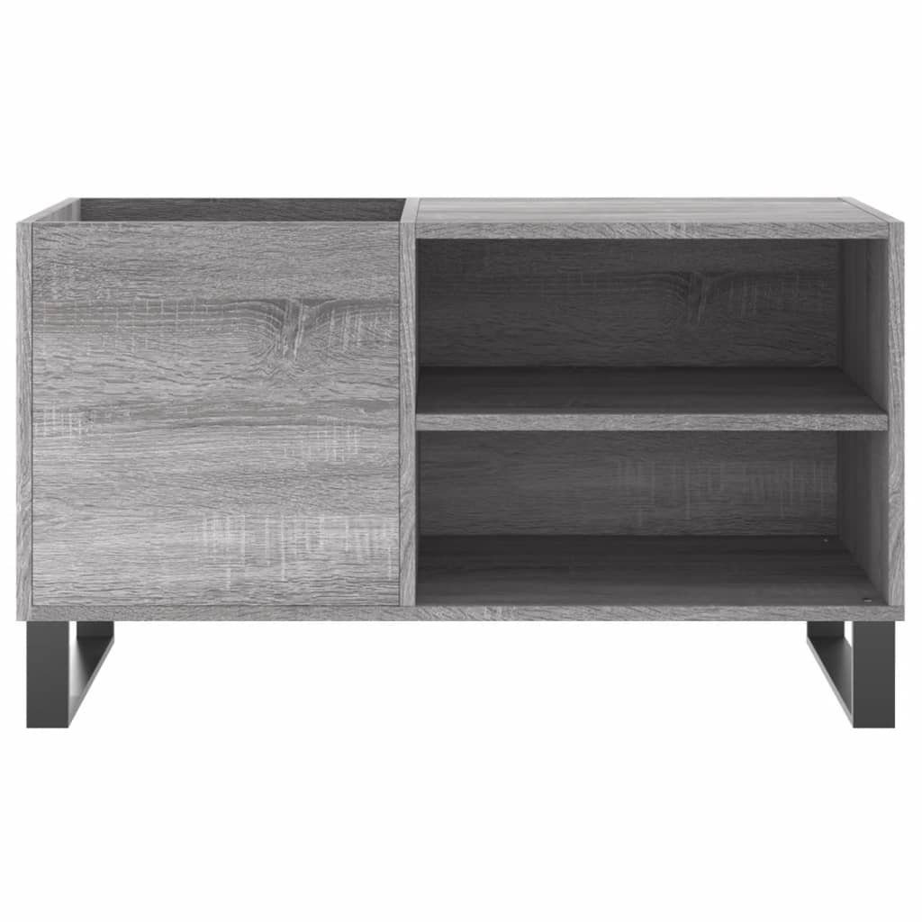 vidaXL Media-Regal 1-tlg. Grau 85x38x48 Sonoma Holzwerkstoff, Plattenschrank cm