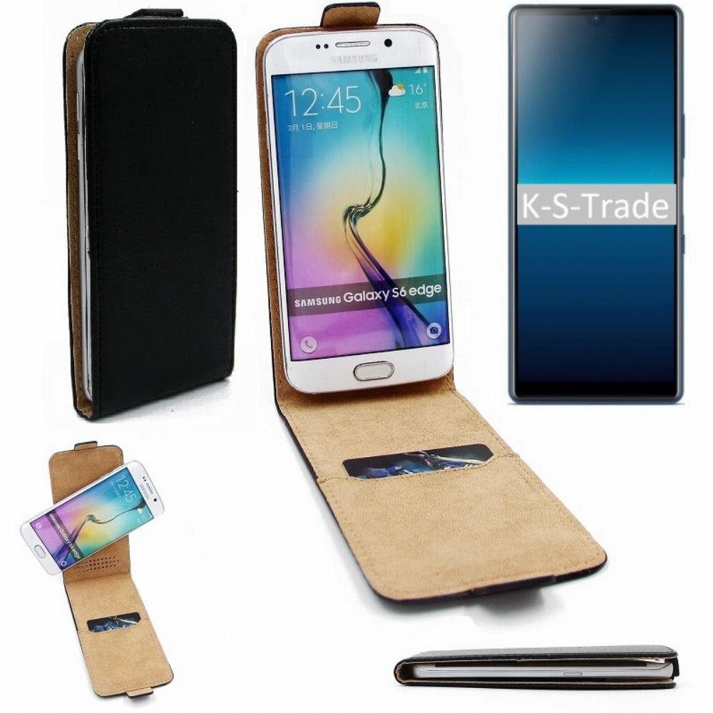 K-S-Trade Handyhülle für Sony Xperia L4, Schutzhülle Handyhülle Flipstyle 360° Smartphone Tasche