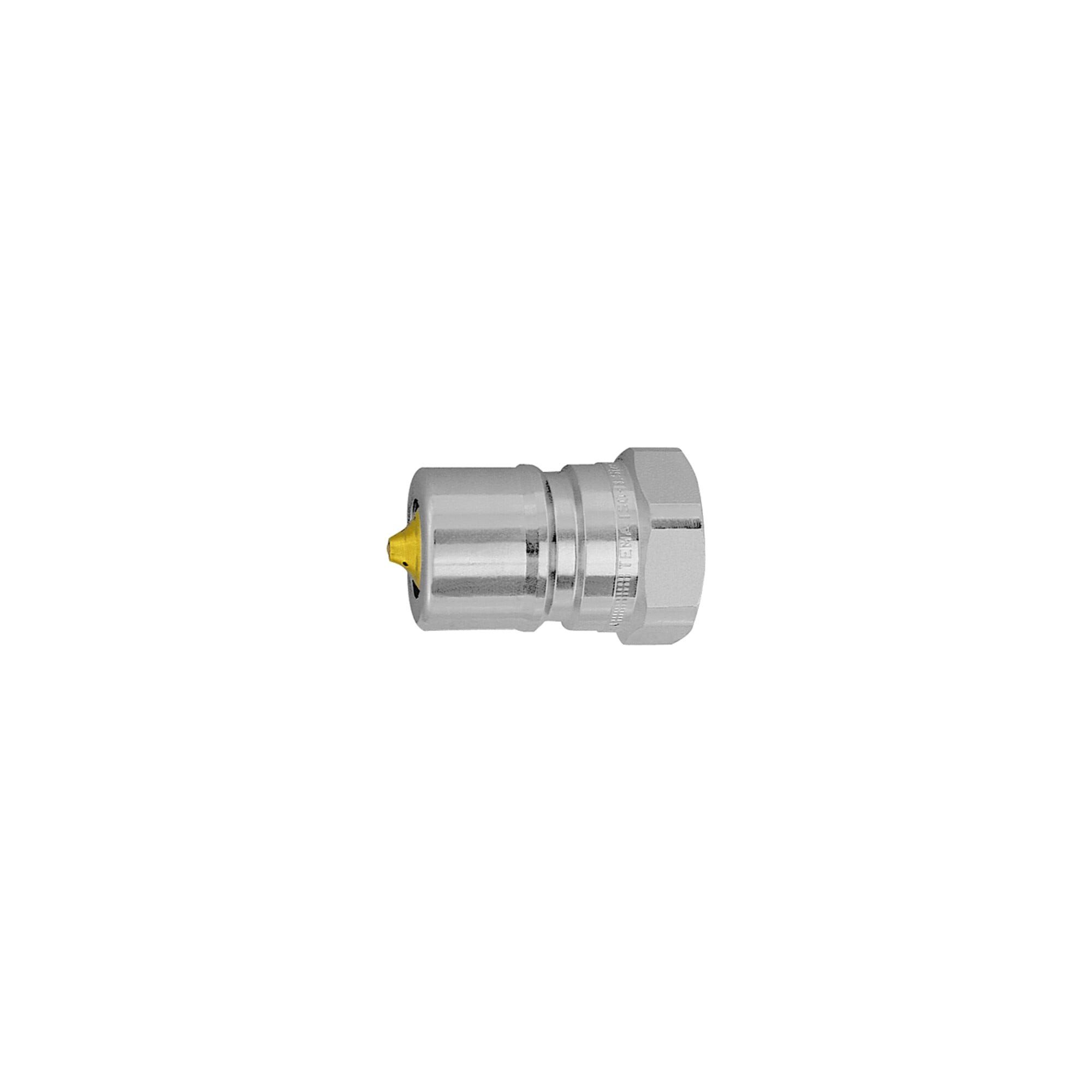 RIEGLER Polierpad Riegler Stecknippel mit Druckeliminator, Serie B, NW 20, G 1 IG