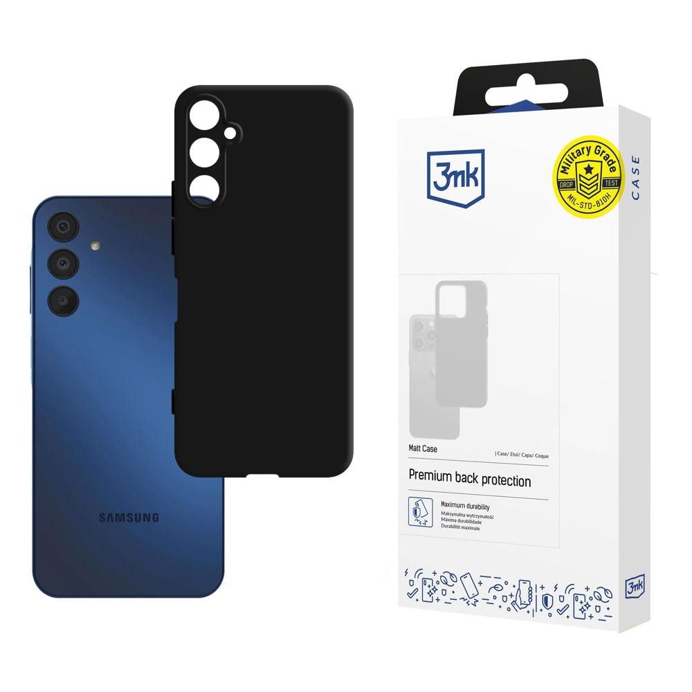 3MK Smartphone-Hülle Handyhülle Schutzhülle Kameraschutz, matt, stoßabsorbierend, kratzfest, kabelloses Laden