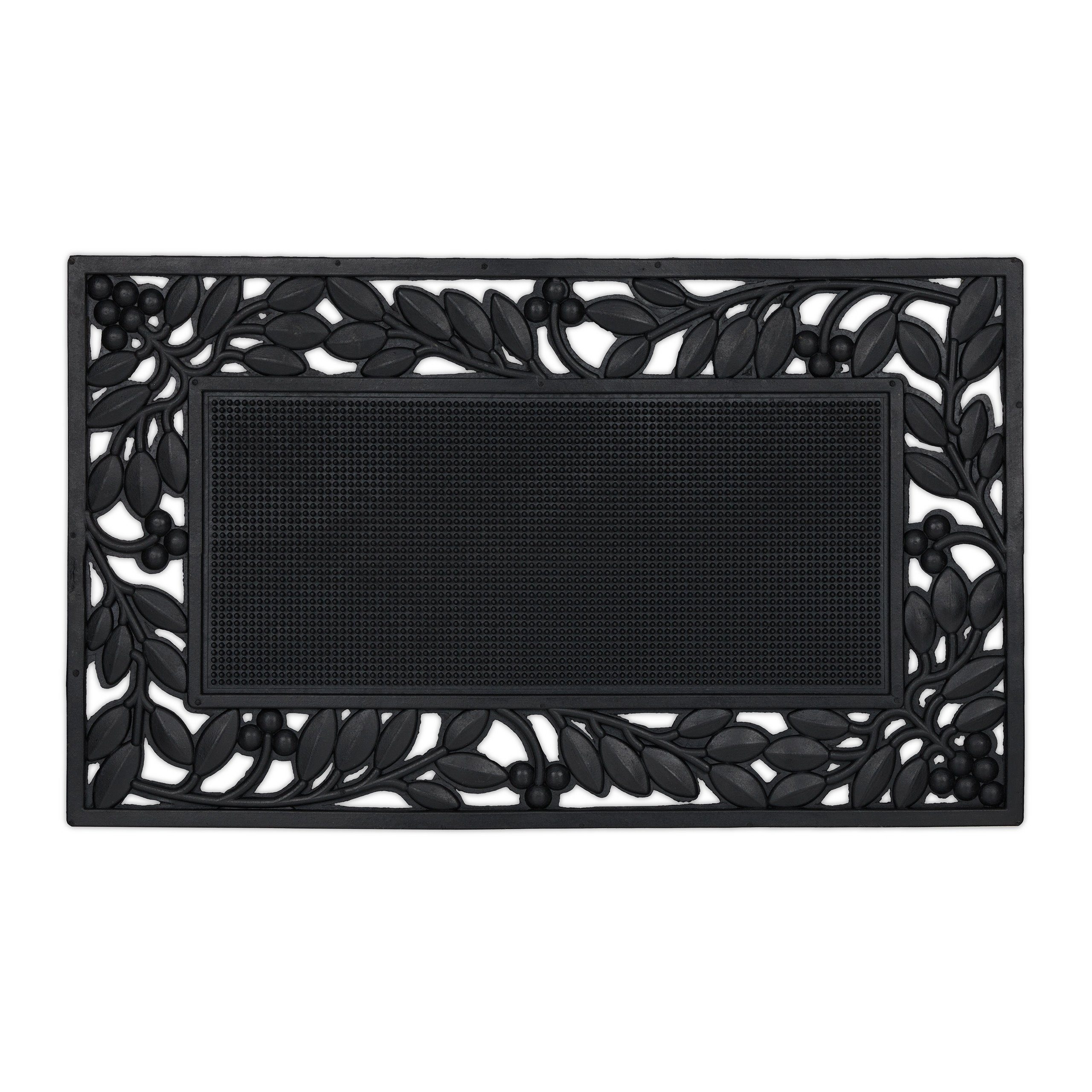 relaxdays Fußmatte mit Blättermotiv, Höhe: 10 mm günstig online kaufen