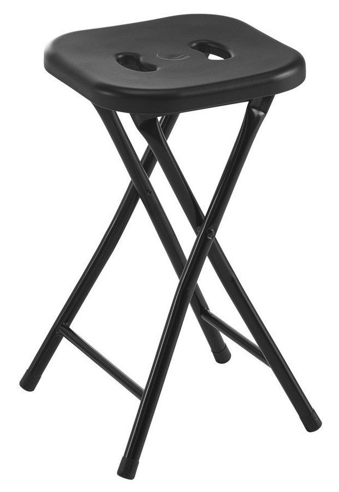 Gedy Dusch- und Badhocker Badstuhl, 26x45,5x26cm, schwarz, Gedy-CO7614