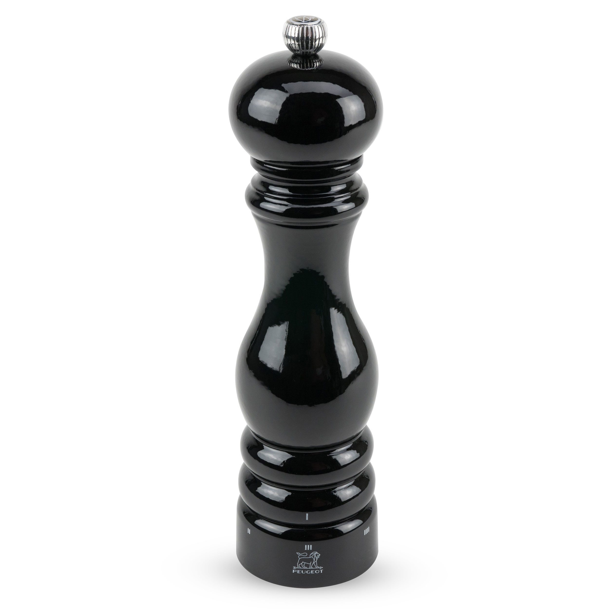 Salzmühle PARIS 22cm Buchenholz Schwarz uSelect Stahlmahlwerk