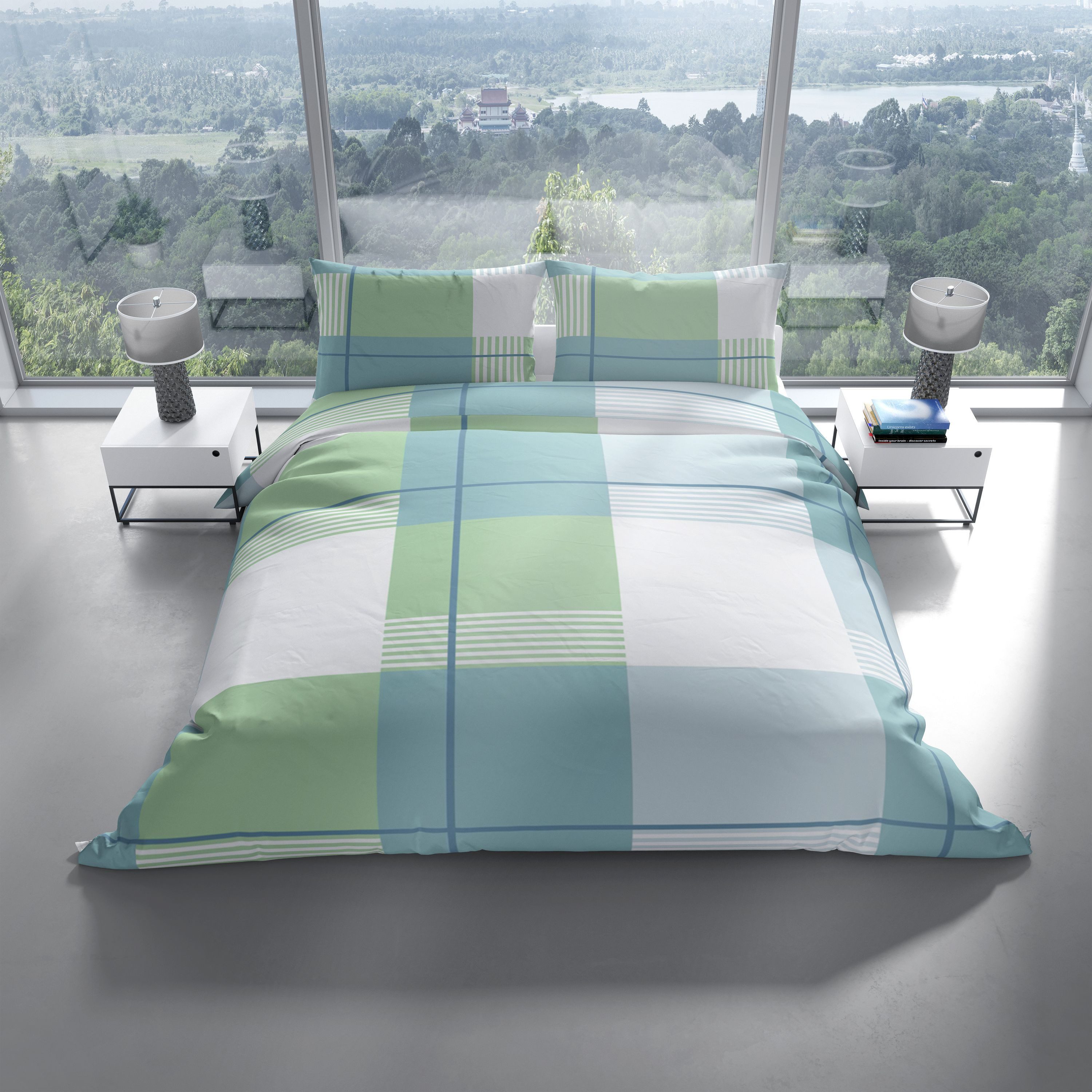 Leonado Vicenti Bettwäsche weich und kuschelig, Biber, 2 teilig, Feinbiber günstig online kaufen