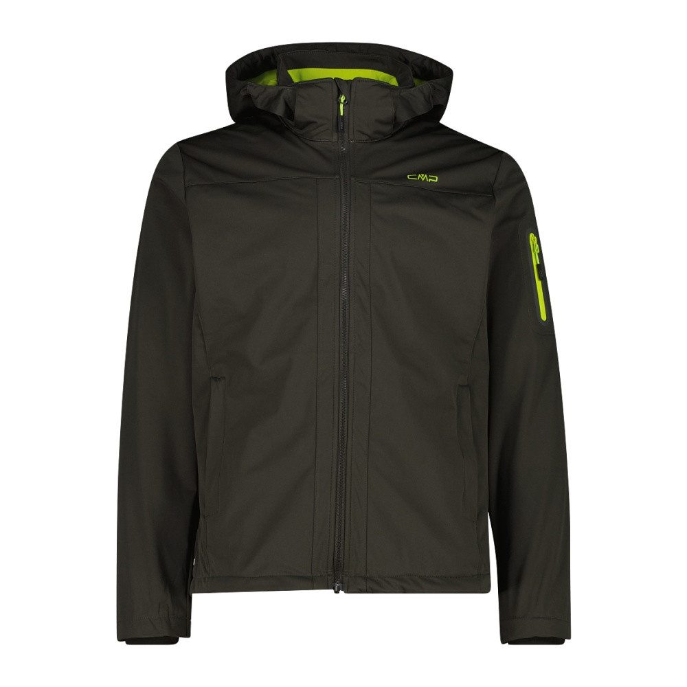 Outdoorjacke CMP Jacke aus Light Softshell mit abnehmbarer Kapuze Herren