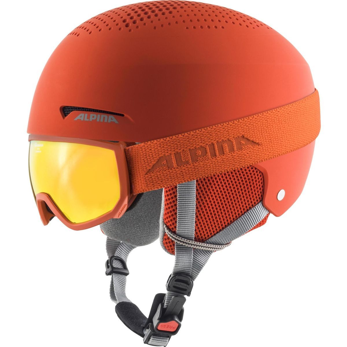 *Alpina* Skihelm Zupo SET & Scarabeo JR, Maximaler Schutz und Komfort für junge Skifahrer durch robusten Helm