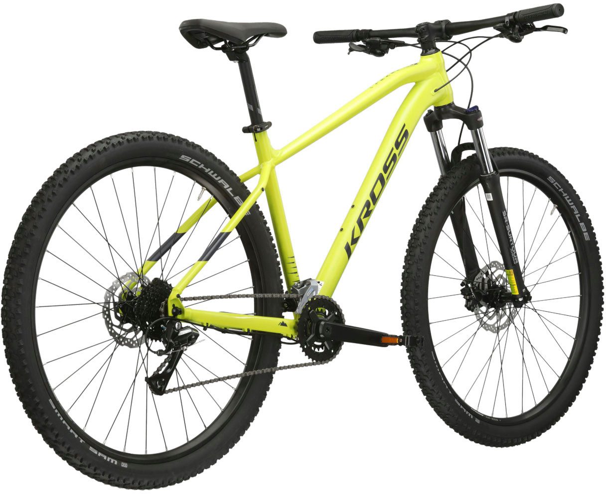 Kross Mountainbike Hardtail Level 1.0, 16 Gang Shimano ACERA M3020 Schaltwerk, Kettenschaltung