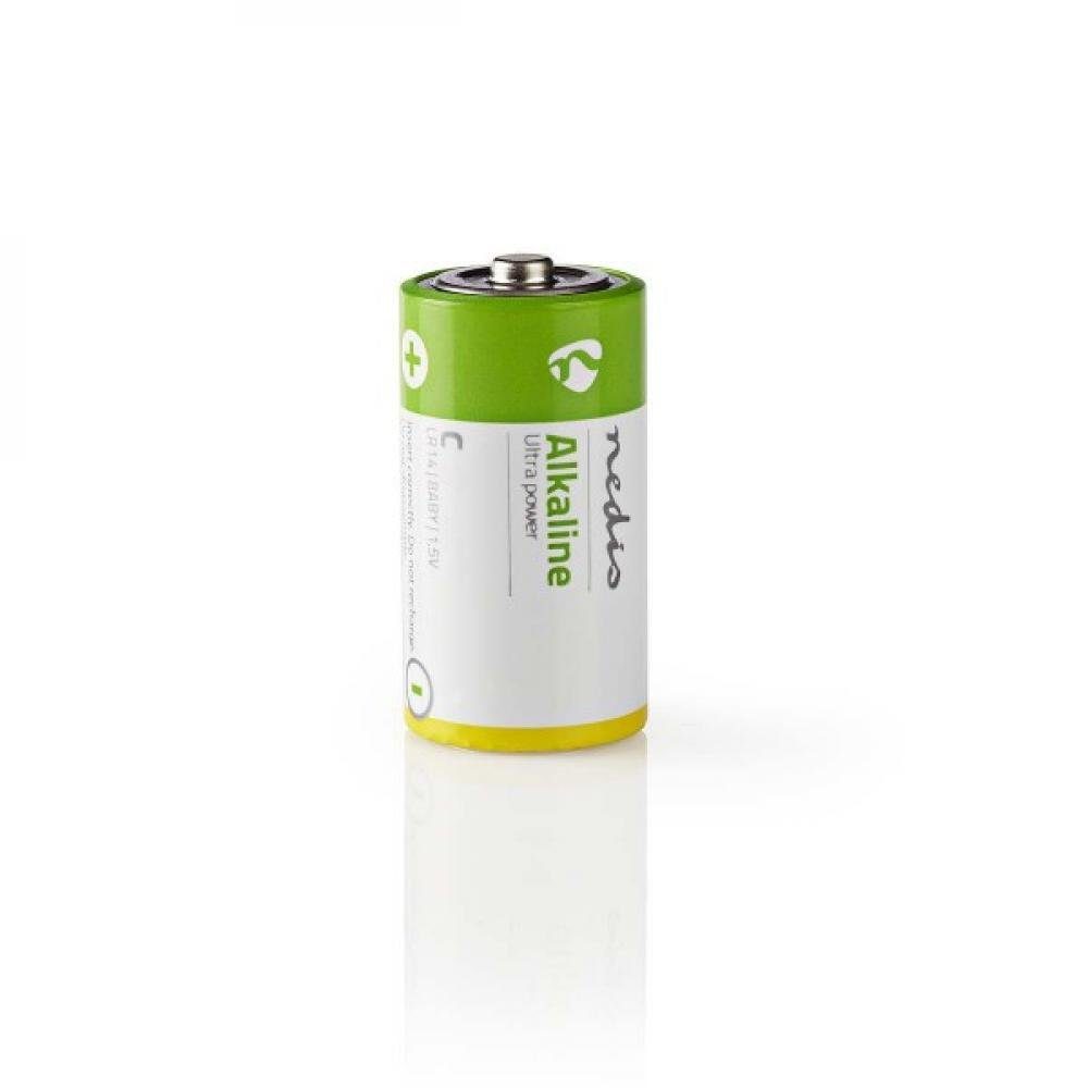 Nedis Alkali-Batterie C, 1,5 V, 2 Stück, Blister Batterie