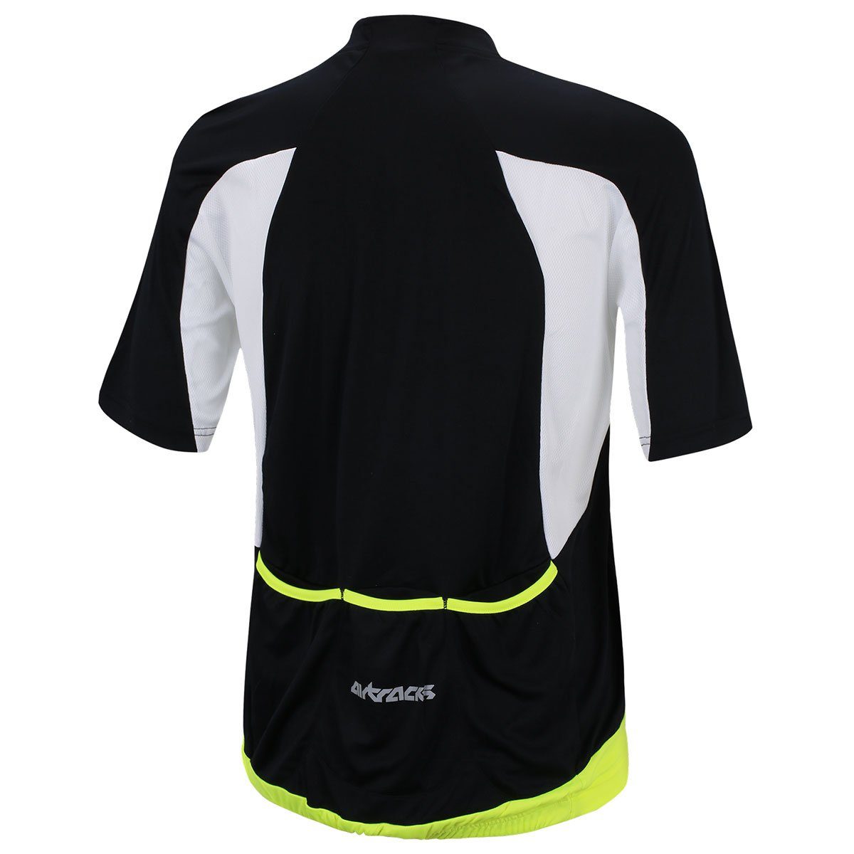 « Radtrikot Herren - XL Anti-UV) Pro Radtrikot T Dry XXXL S Airtracks Jersey » schwarz-weiß (atmungsaktives M Quick Fahrradtrikot & mit Kurzarm XXL L