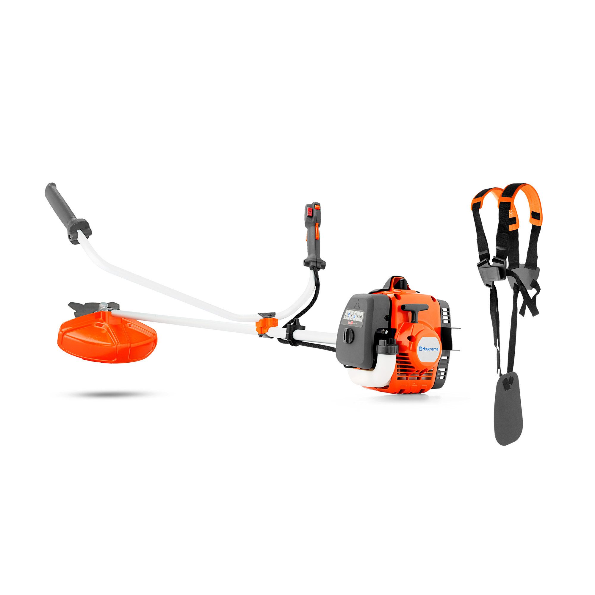 Husqvarna Benzin-Motorsense 122R, 2-Takt Freischneider, 43 cm Schnittbreite, Tap 'n Go Kopf