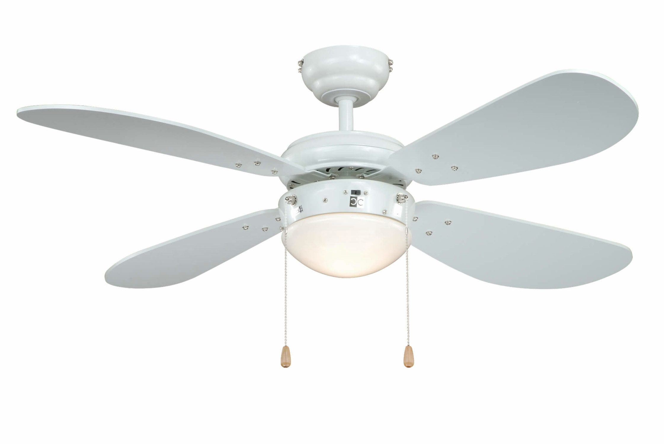 AireRyder Deckenventilator Deckenventilator Classic 105 cm Weiß, Mit Zugschnur