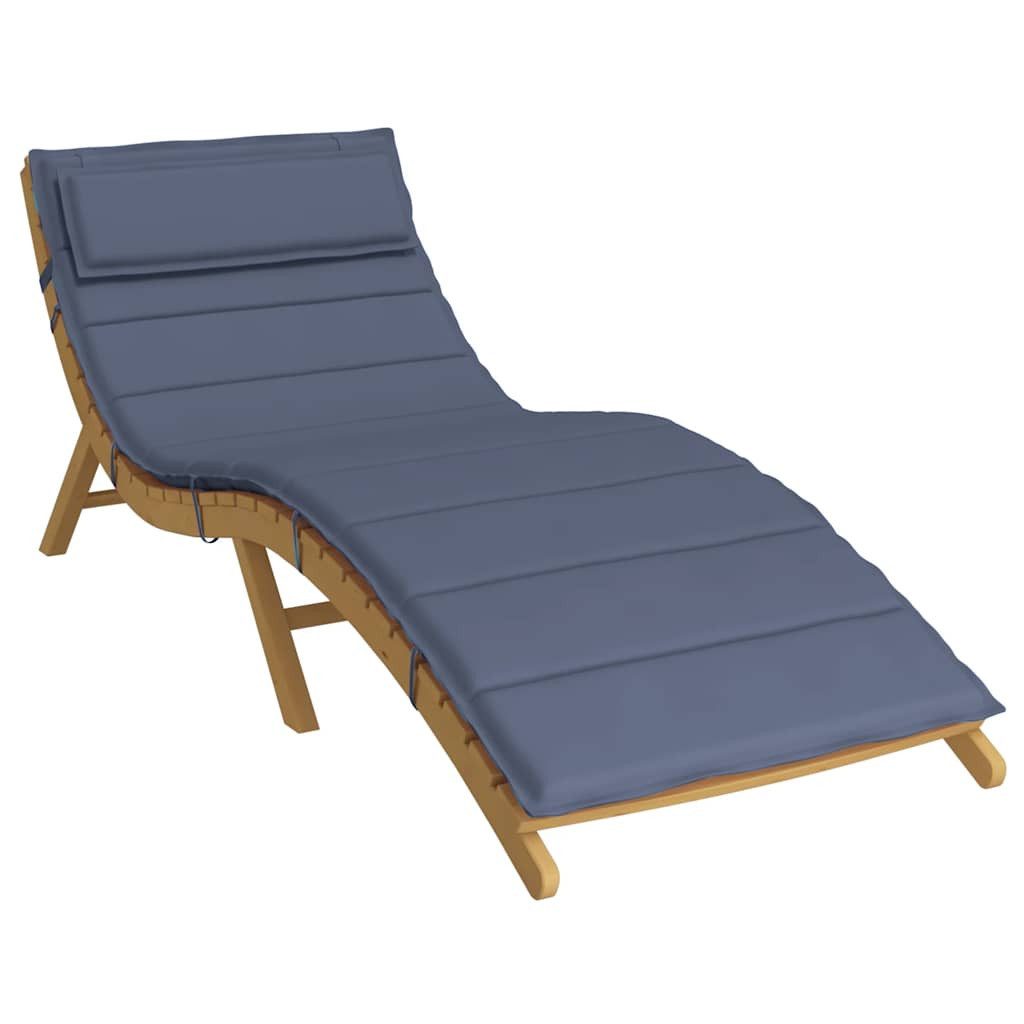 vidaXL Sitzauflage Sonnenliegen-Auflage Marineblau 180x60x4 cm Oxford-Gewebe, (1 St)