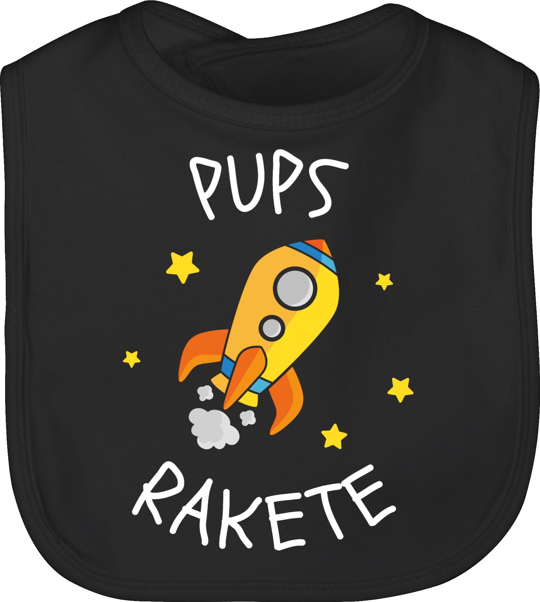 Shirtracer Lätzchen »Pupsrakete weiß Statement Sprüche Baby Baby