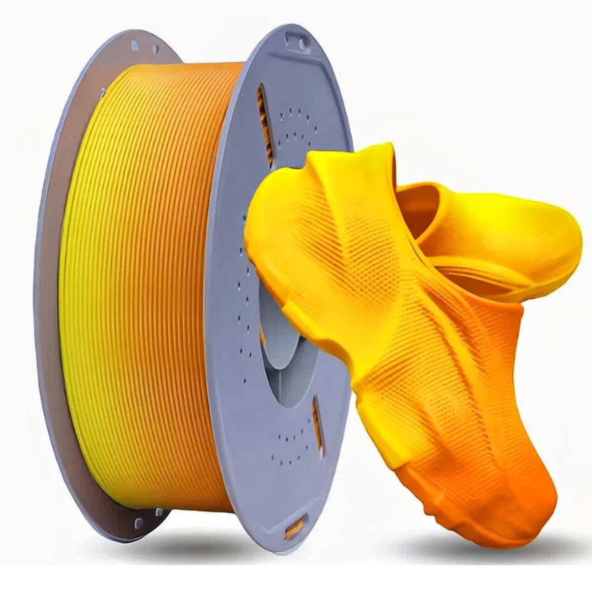 KINGROON Filament 3D Drucker TPU Filament 1,75mm 1KG mit Farbverlauf, 3D-Druckmaterialien für Handyhüllen, Einlegesohlen & Armbänder