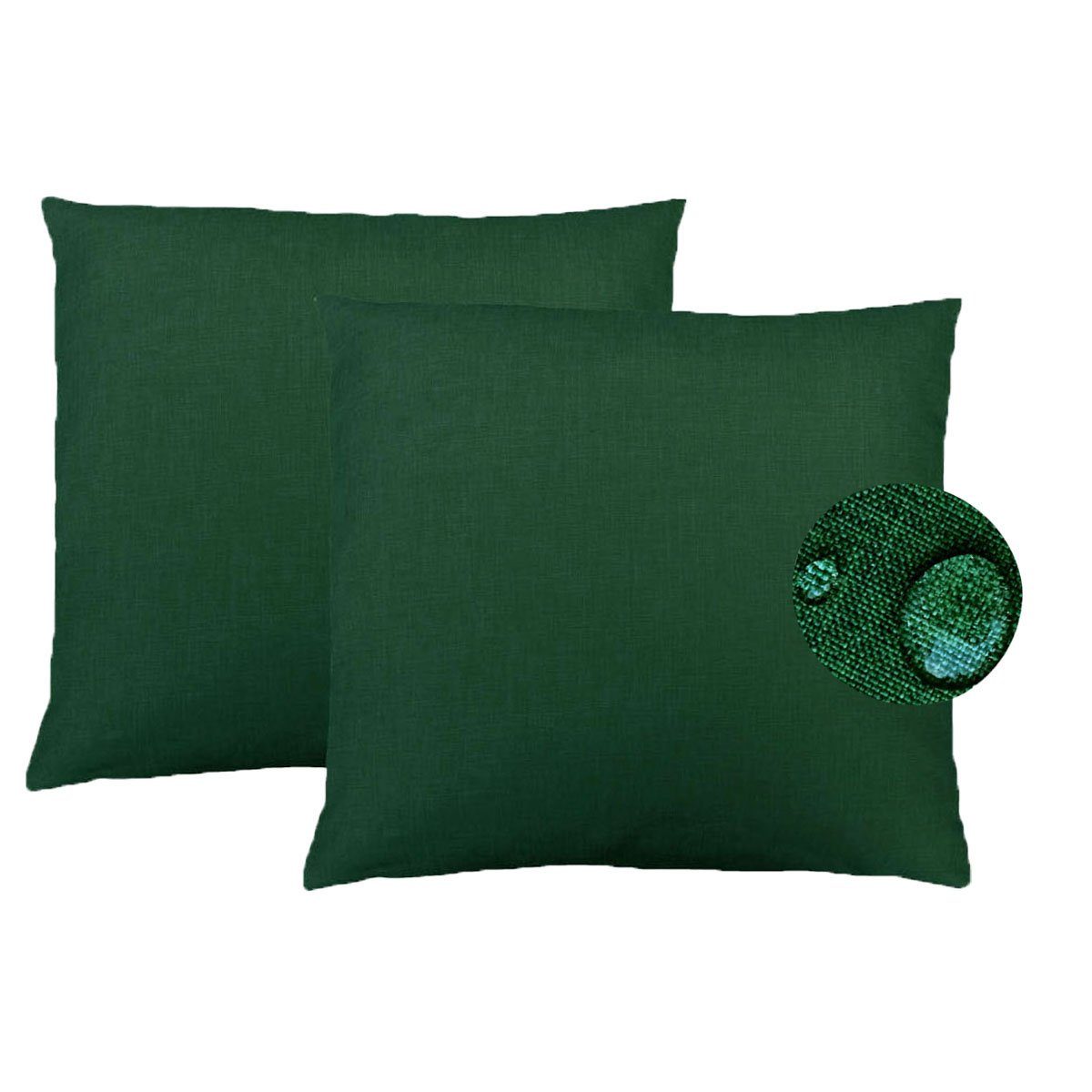Kissenbezüge 2er Set Leinen Optik Kissenbezug günstig online kaufen