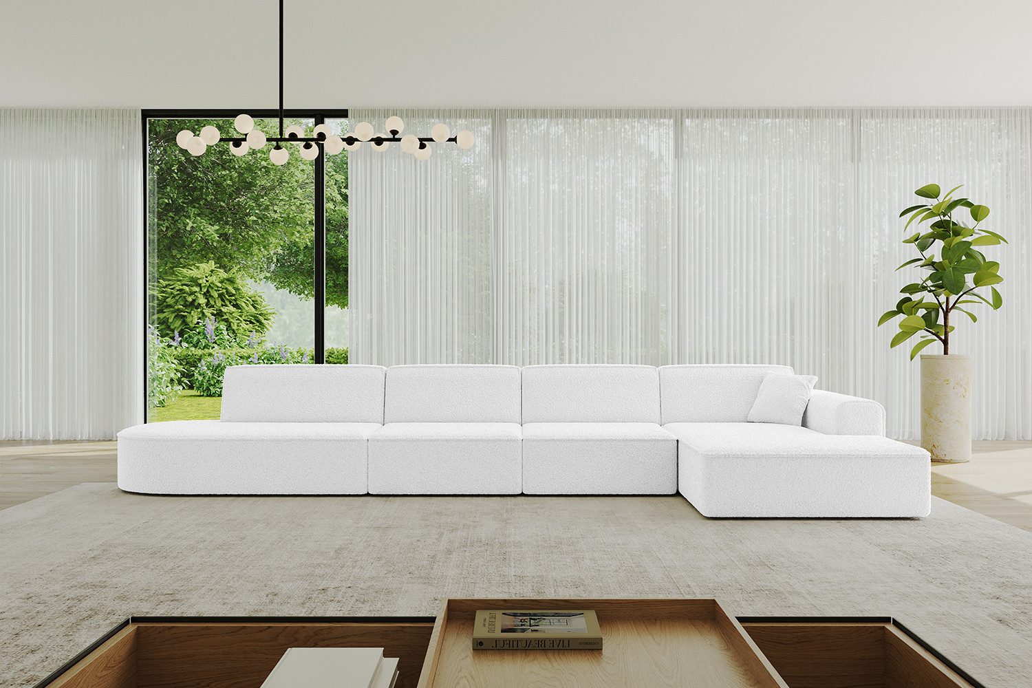 ALTDECOR Ecksofa IREA-L3-v3, Sofa Praktische Bequeme Funktionsecke Couch L-Form Eckcouch, Corner Sofa L-Form Vielseitige Sofa Wohnlandschaft Wohnzimmer