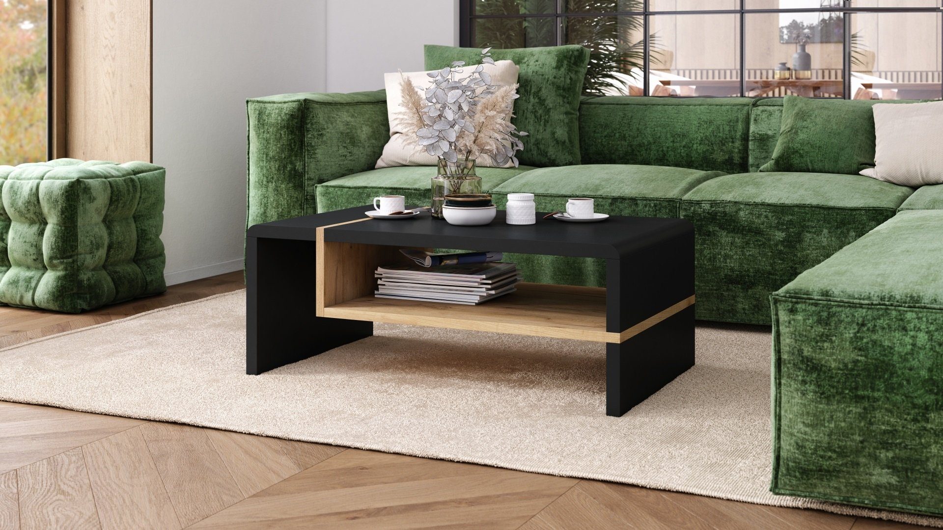 designimpex Couchtisch Design Wohnzimmertisch Folk 01 günstig online kaufen