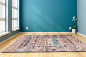 Teppich Akay, Home affaire, rechteckig, Höhe: 5 mm, Wohnzimmer