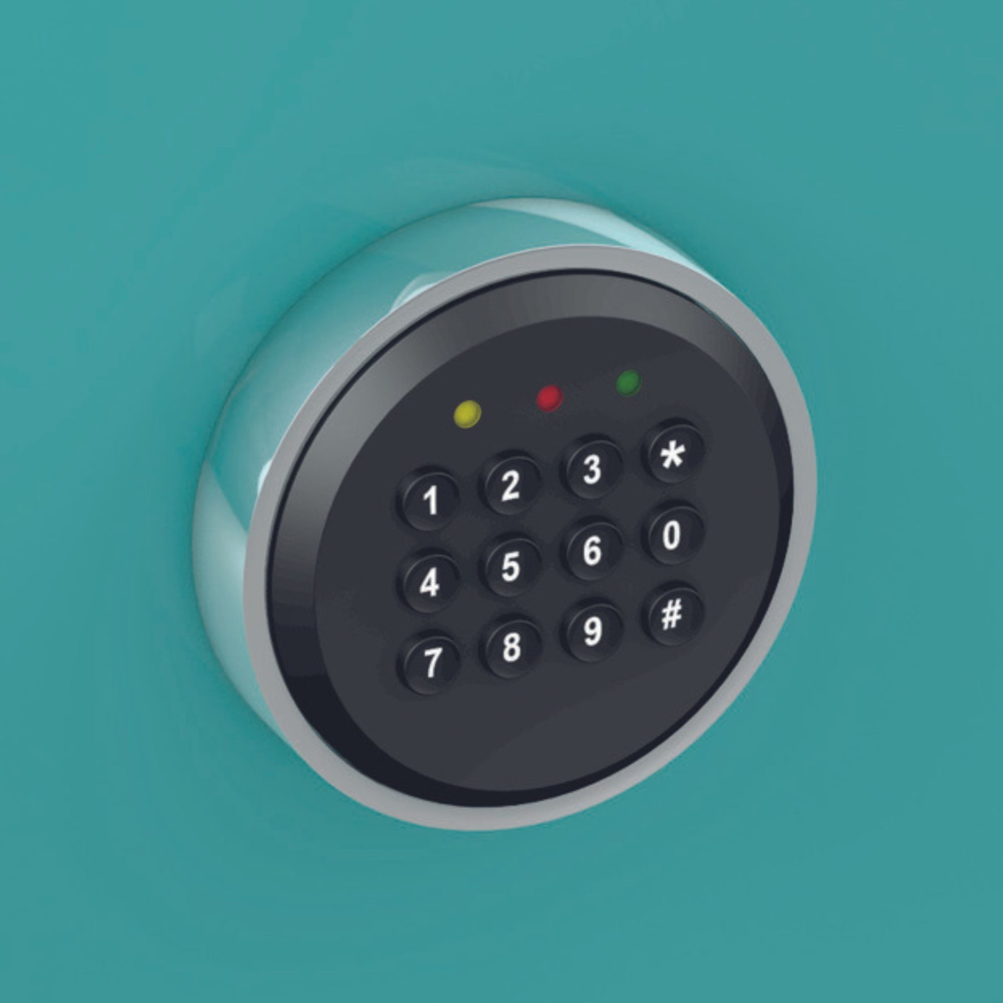 mySafe BASI Tresor Elektrischer Tresor mit Zahlenschloss (Packung, 1-St), Zahlencode, Alarm, 2 Notschlüssel, Notstromaggregat - Diverse Farben