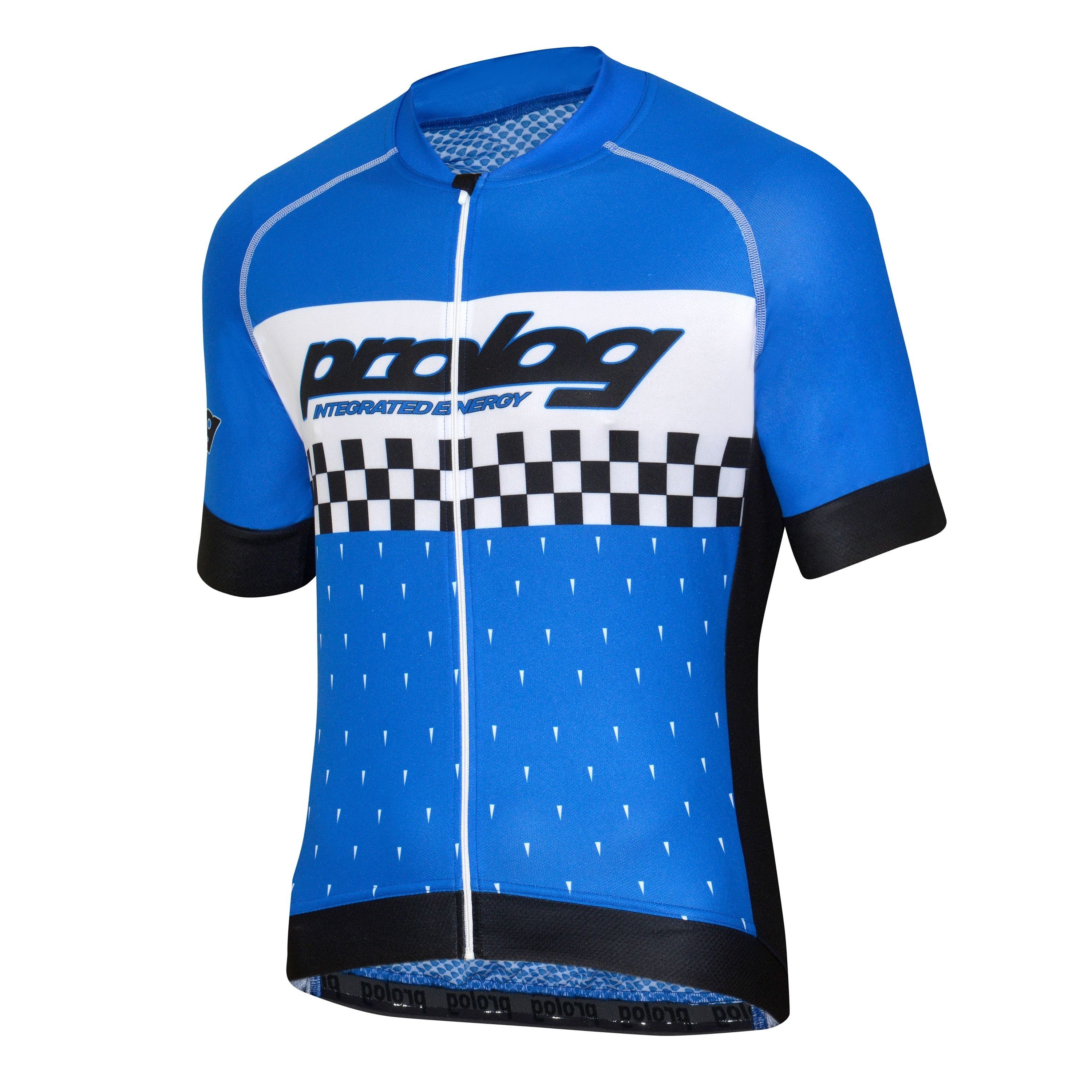 Radtrikot Herren Fahrradtrikot kurzarm „Integrated Energy skyblue“ slim fit