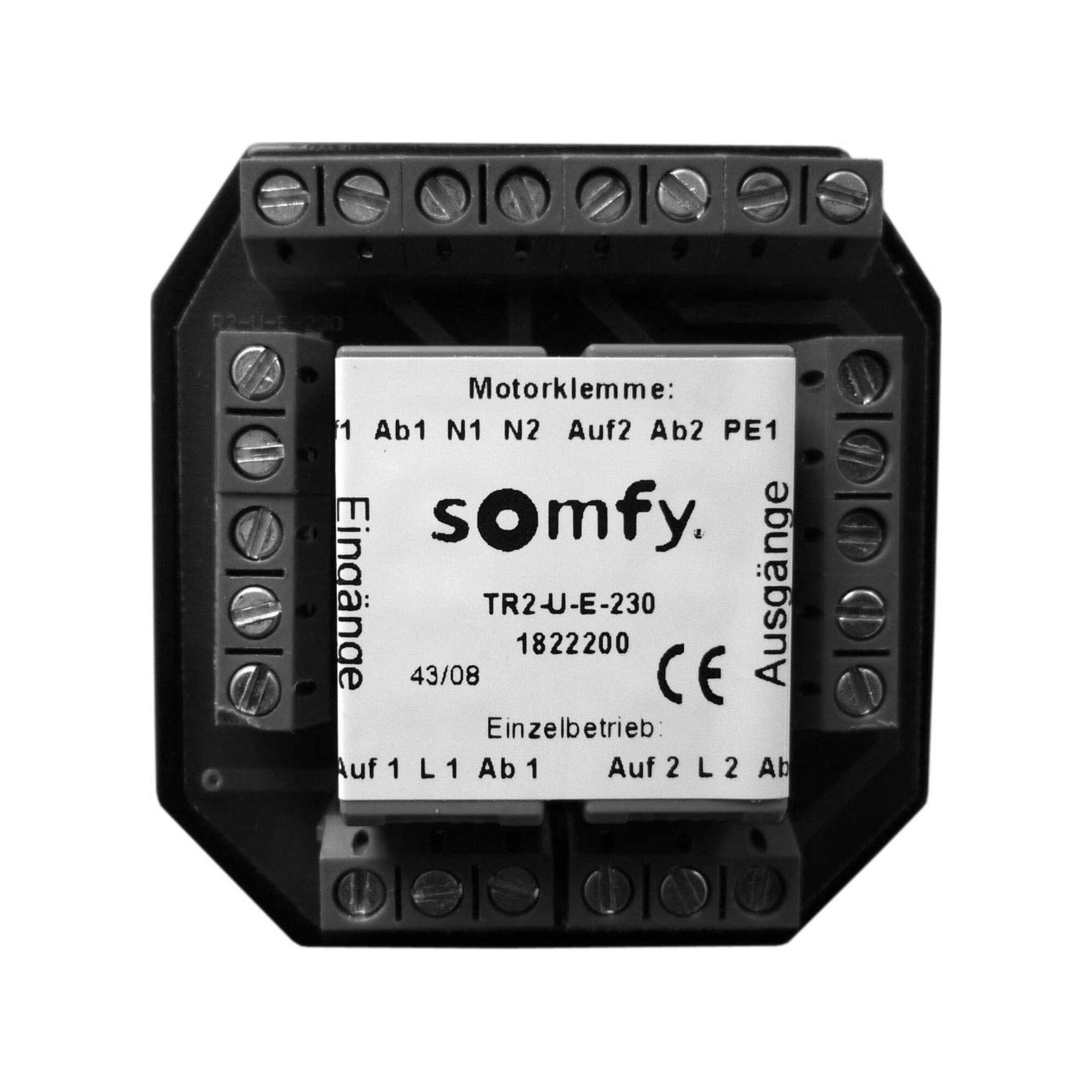 Somfy Filterpumpen Somfy Trennrelais UP f. zwei Antriebe TR2-U-E-230