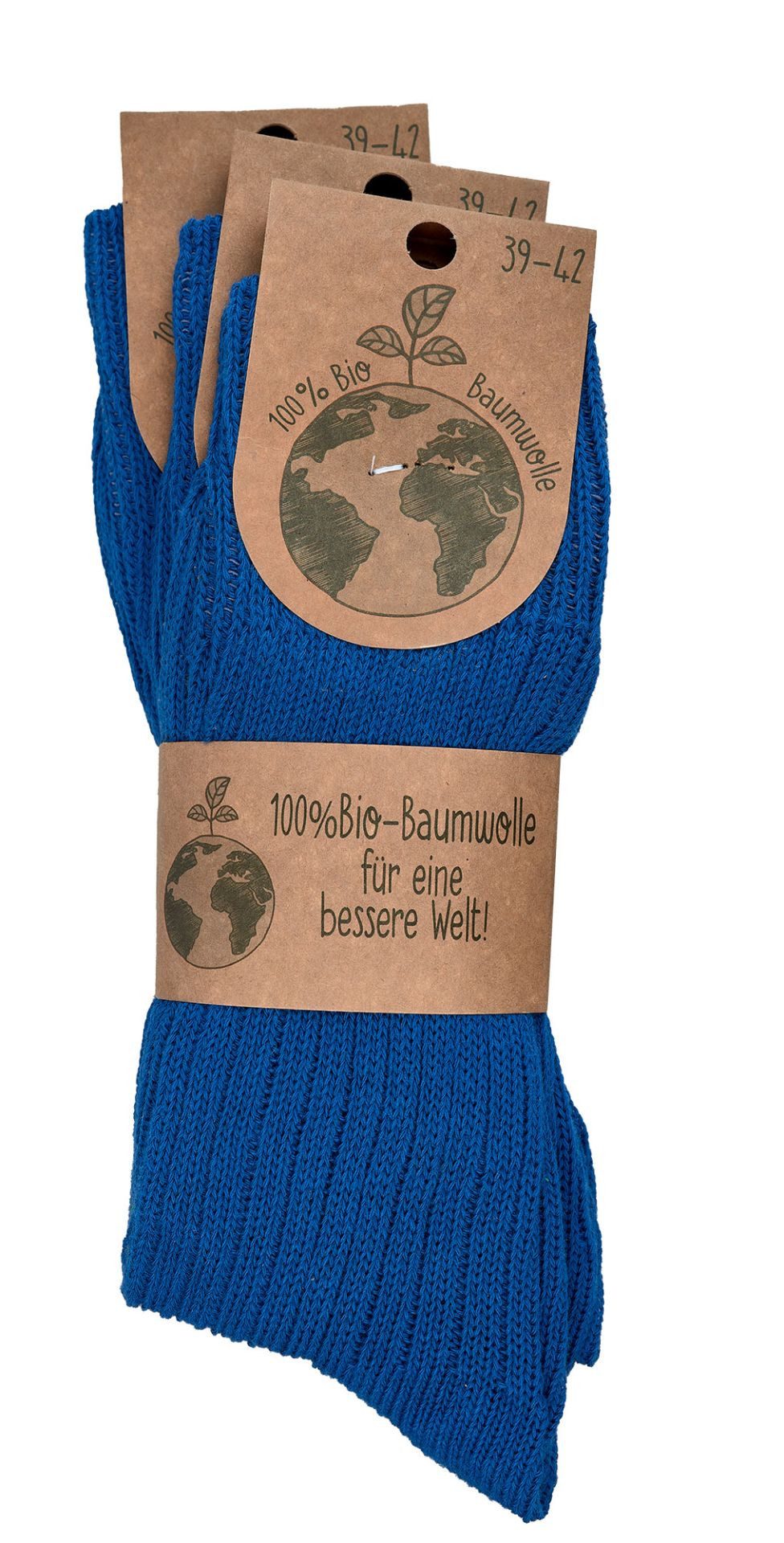 TippTexx 24 Socken 6 Paar GOTS Wellness-Socken 100% Bio-Baumwolle für Damen & Herren