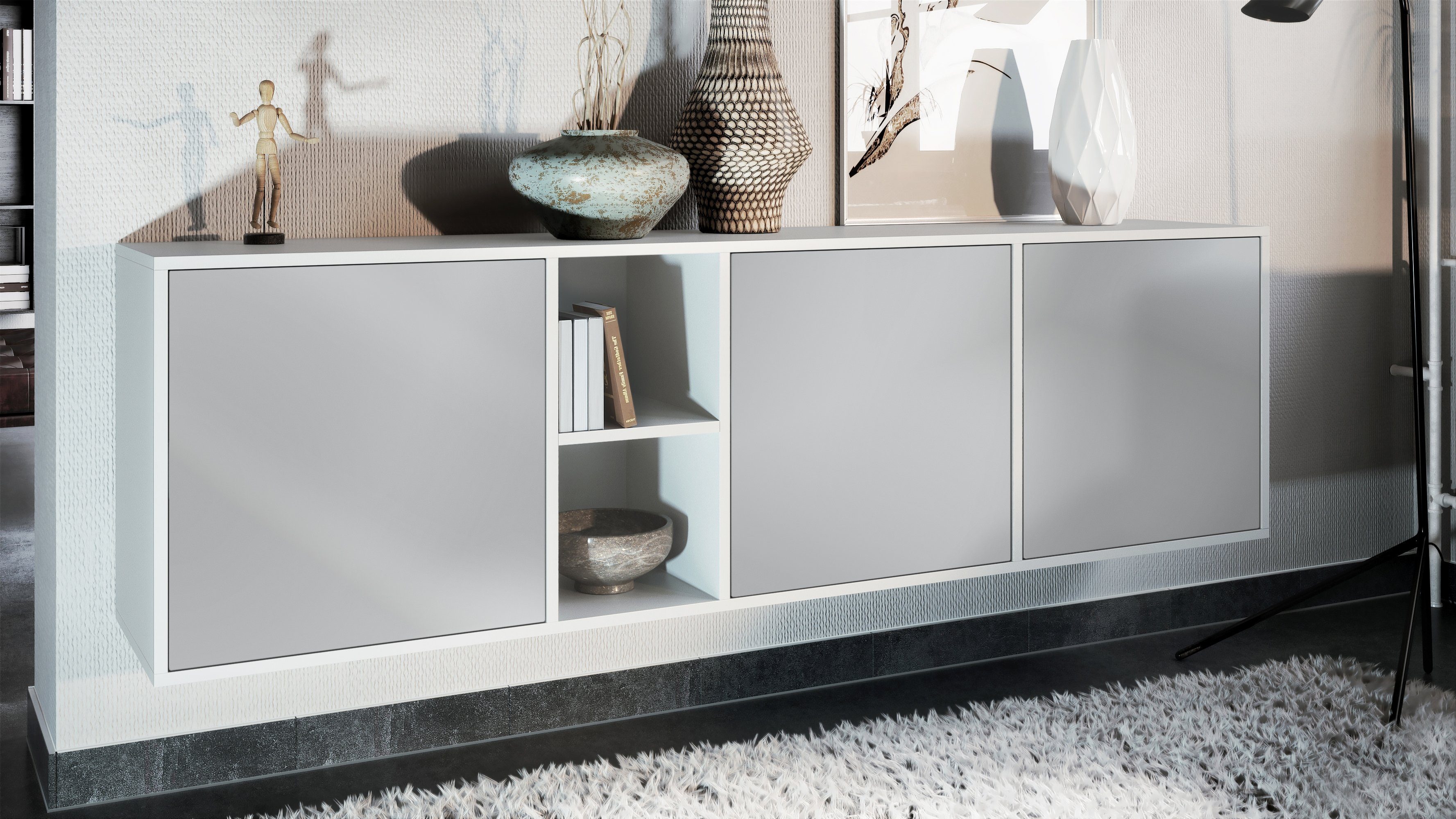 Vladon Sideboard Cuba (Kommode, mit 3 günstig online kaufen