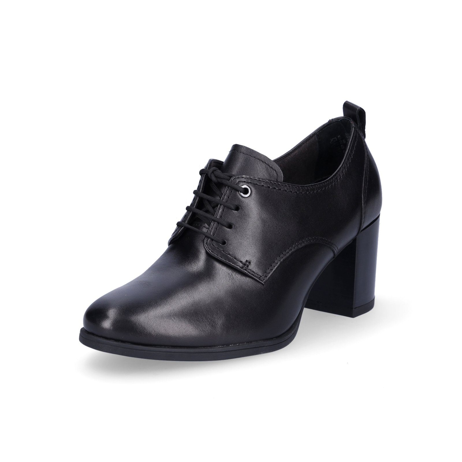 Tamaris Tamaris Damen Leder Schnürpumps schwarz günstig online kaufen