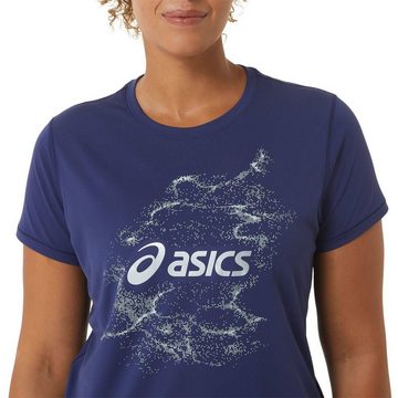 Asics Laufshirt Damen Laufshirt NAGINO GRAPHIC RUN Regular Fit (1-tlg)