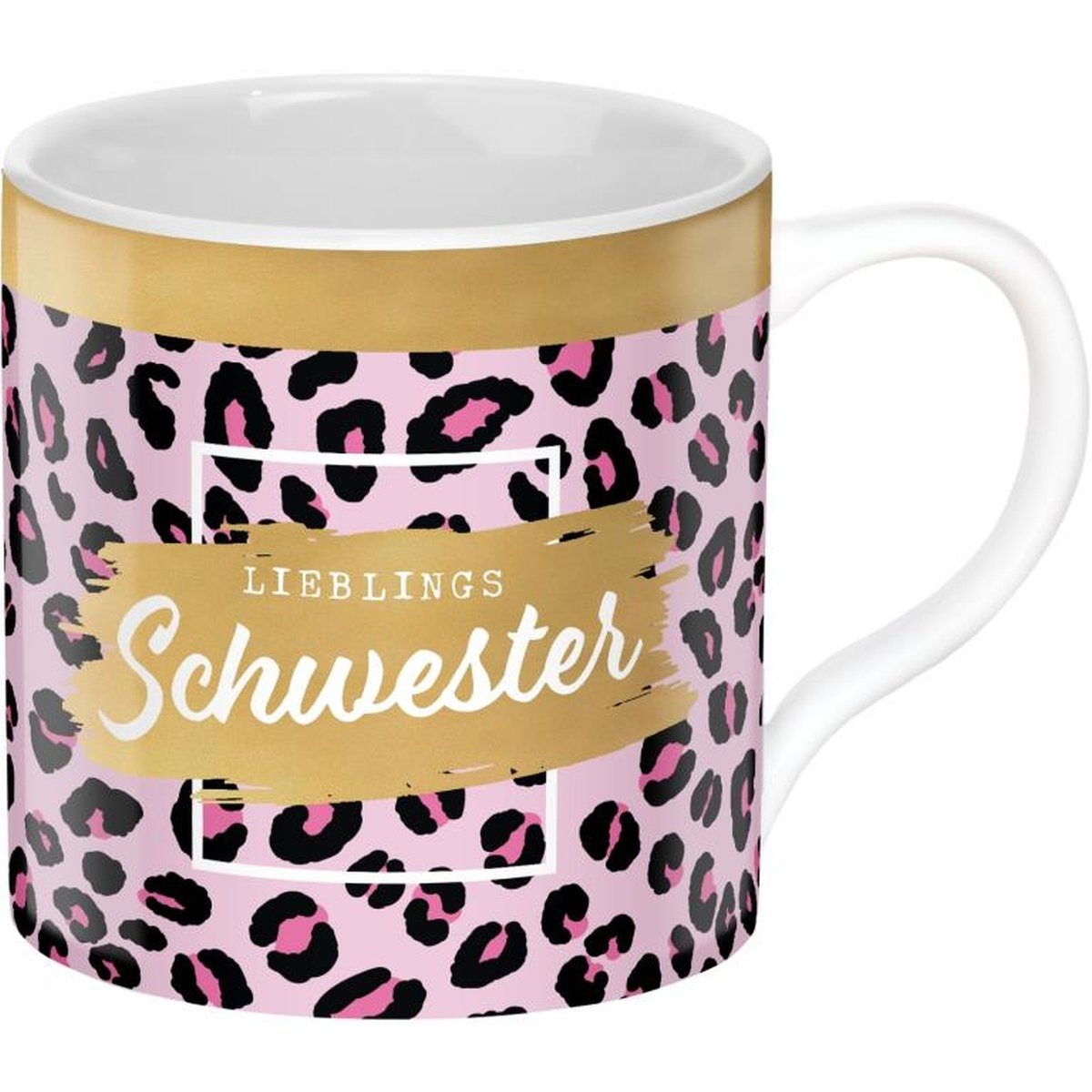 Sheepworld Tasse Auswahl Tasse Kaffetasse Kaffeebecher Sheepworld Tassenliebling Gruss, Material: Porzellan Schwester 47623