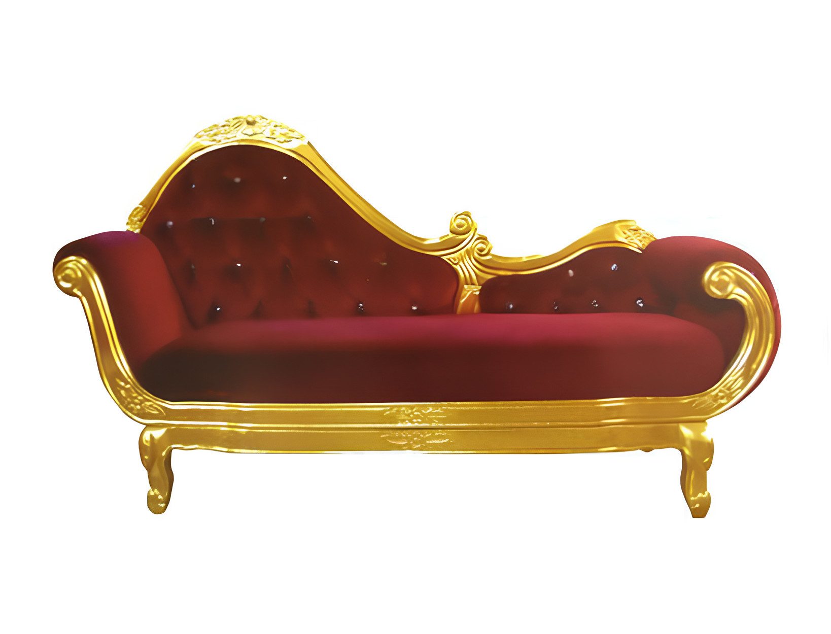Xlmoebel Chaiselongue Liege Entspannungssofa Sessel Klassisch Barock Rokoko Möbel, 1 Teile, Hergestellt in Europa
