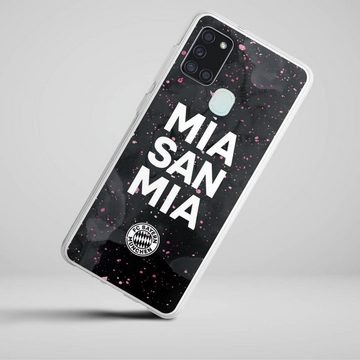 DeinDesign Handyhülle Mia San Mia Girl Style FC Bayern München Mia San Mia Girly - FCB, Samsung Galaxy A21s Silikon Hülle Bumper Case Handy Schutzhülle