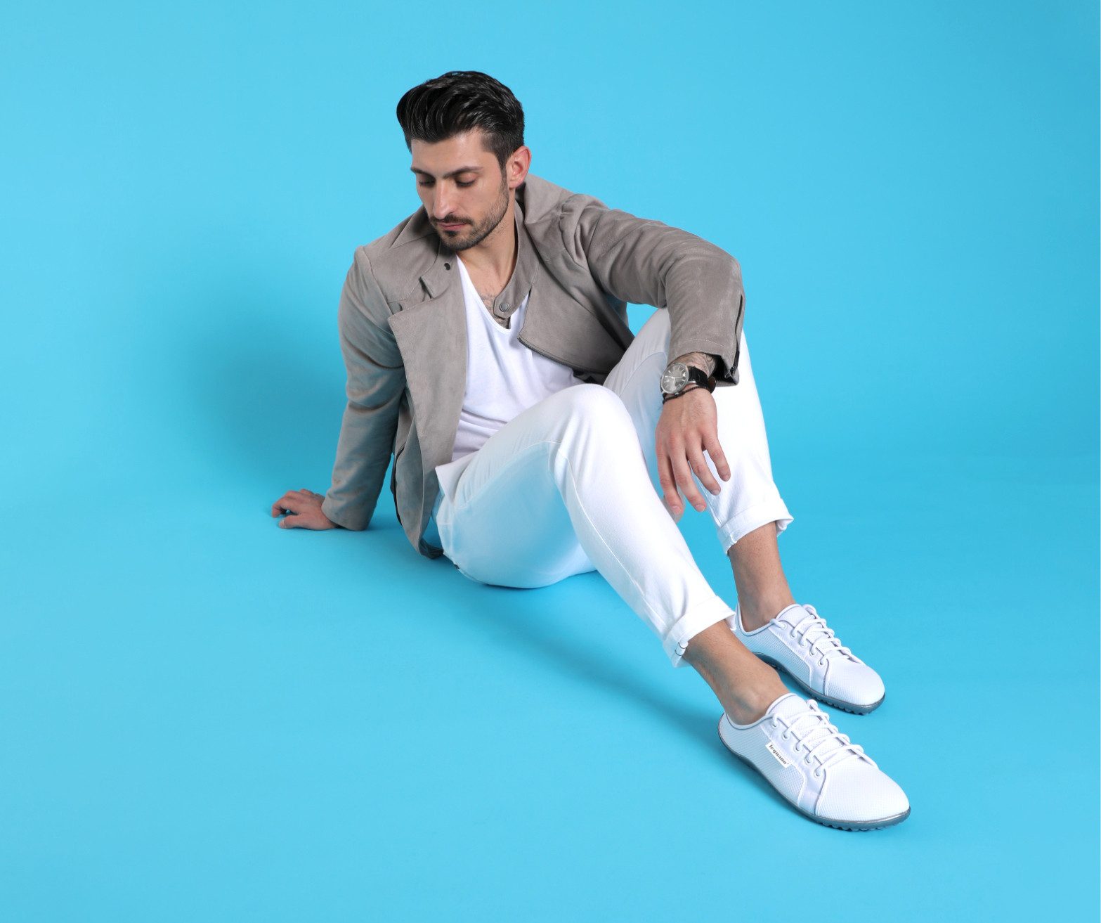 Leguano AKTIV Barfußschuh, Freizeitschuh, Halbschuh, Schnürschuh mit ergonomischer Formgebung