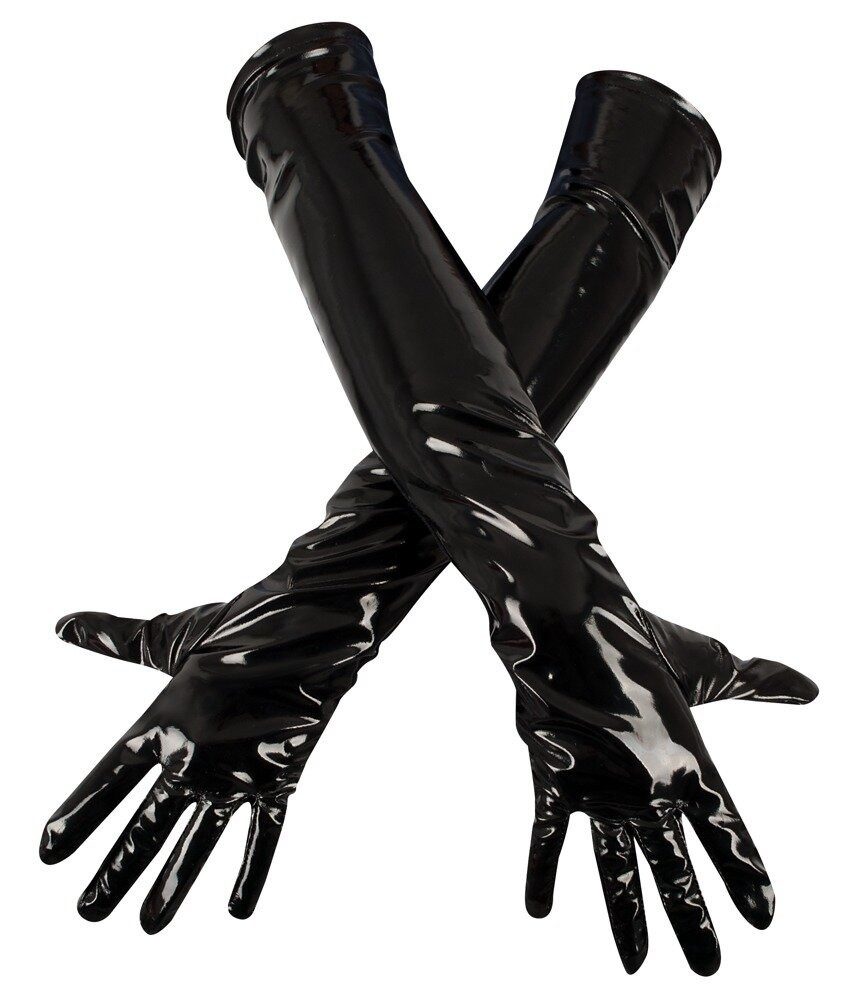 Black Level Abendhandschuhe Lack Handschuhe M