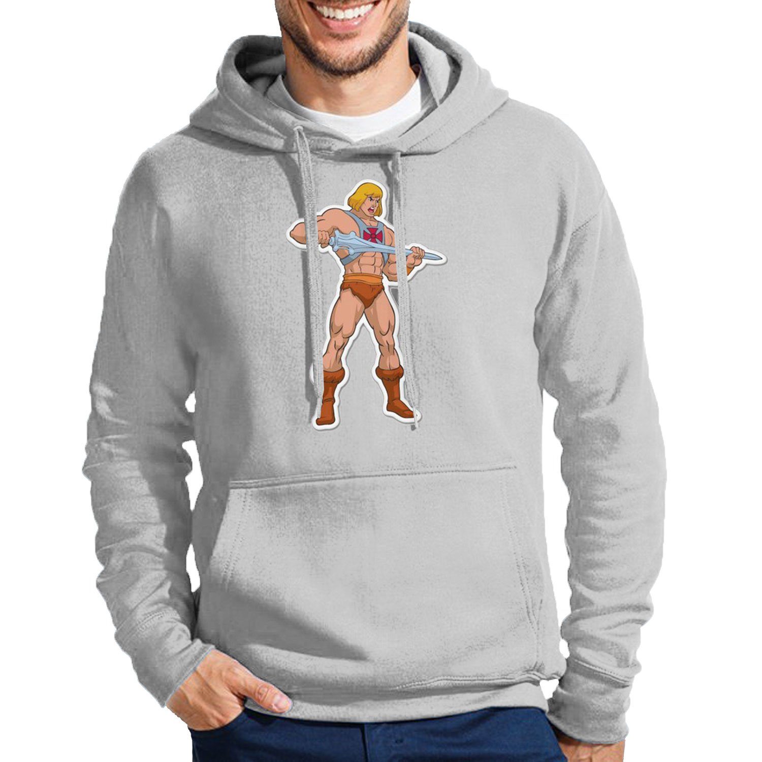 Blondie Brownie Hoodie Herren He Man MotU Masters of The Universe Mit Kapuze