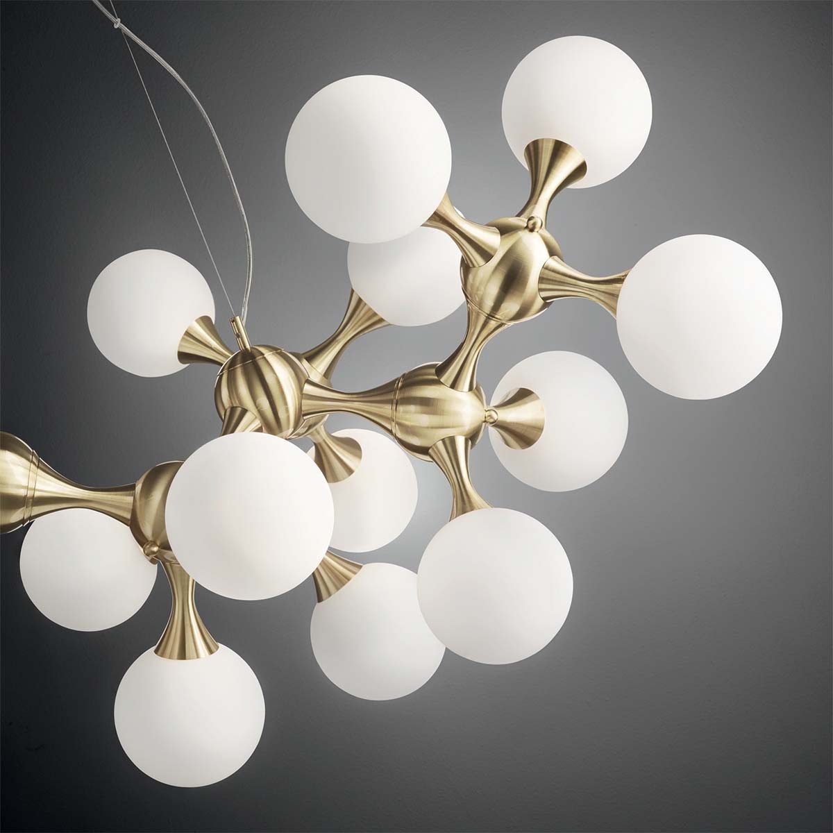 Ideal Lux Hängeleuchten Nodi SP9 Pendelleuchte, LED wechselbar, Hängeleuchte