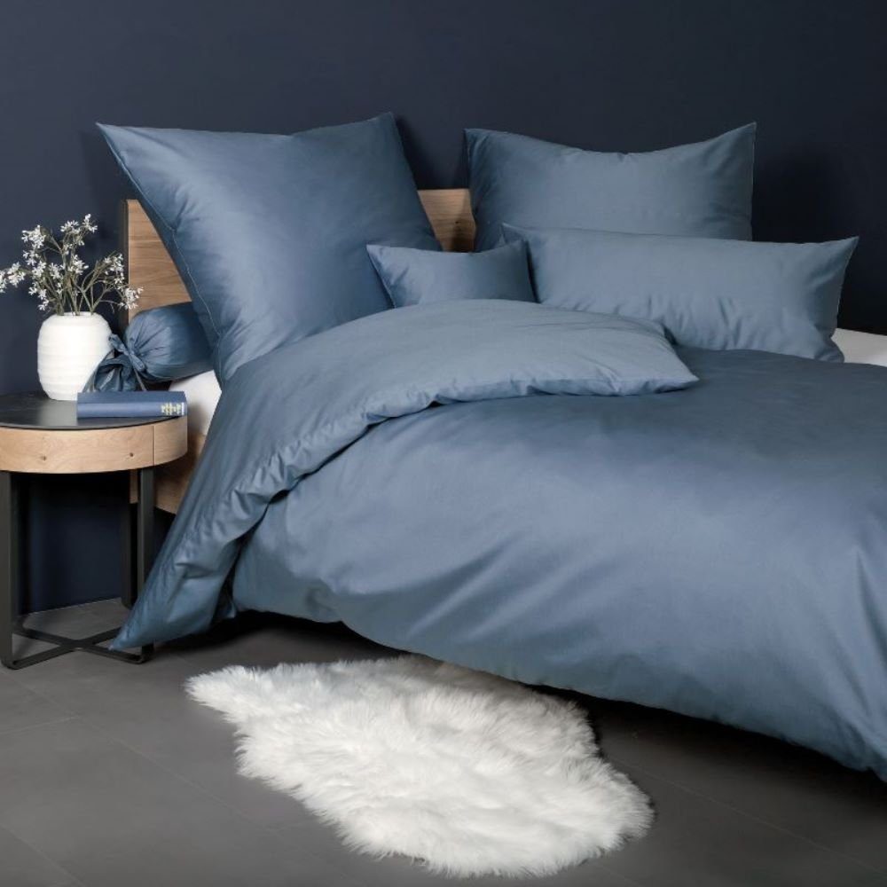 Janine Bettwäsche "Colors 31001" 3 Stk. tlg. feinfädige uni Bettwäsche für günstig online kaufen