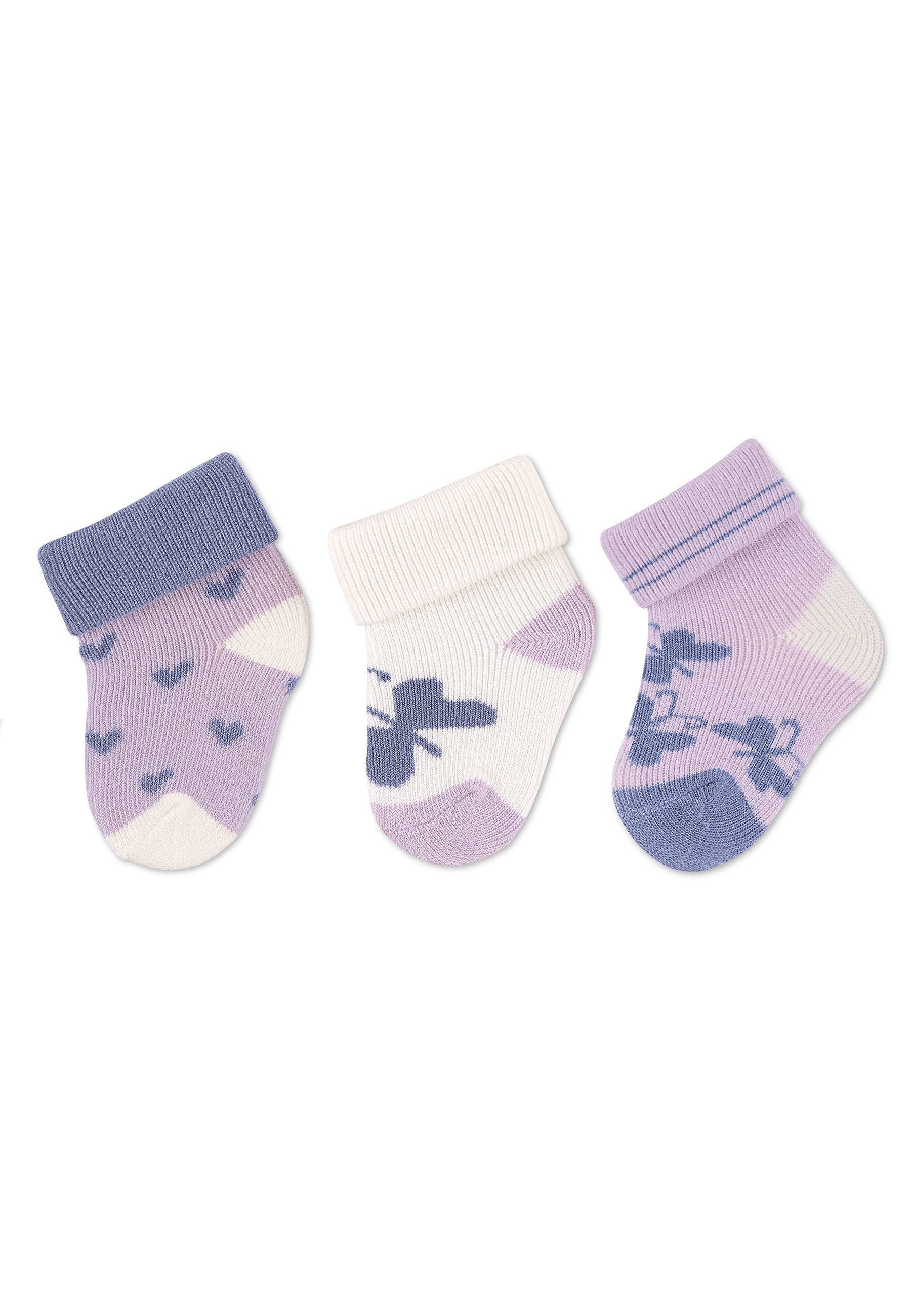 Sterntaler Erstlingssocken 3er Pack - Wolle Socken Für Babys