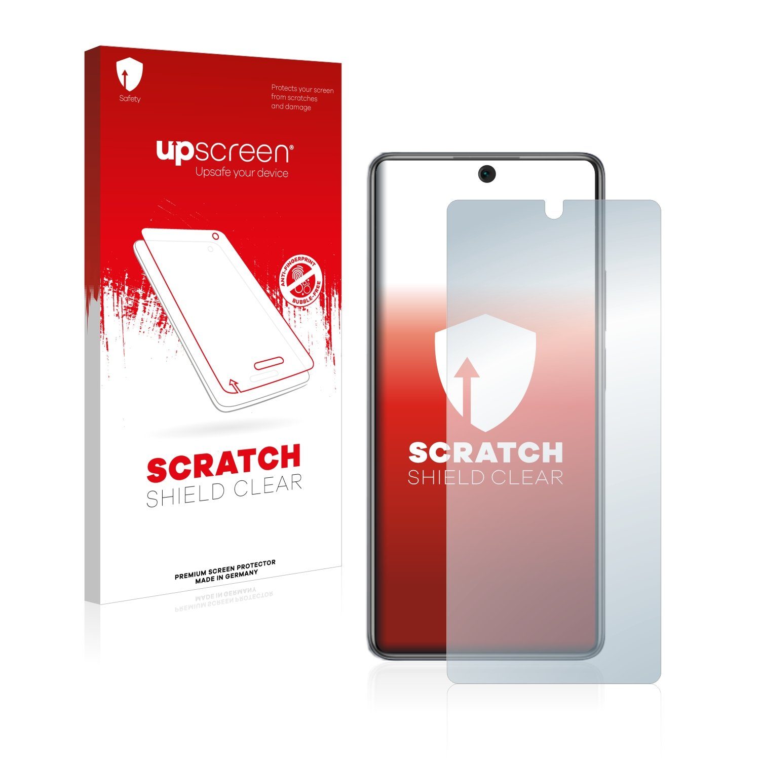 upscreen Displayschutzfolie Schutzfolie für Xiaomi 12T, Displayschutz Schutz Folie Klar Transparent